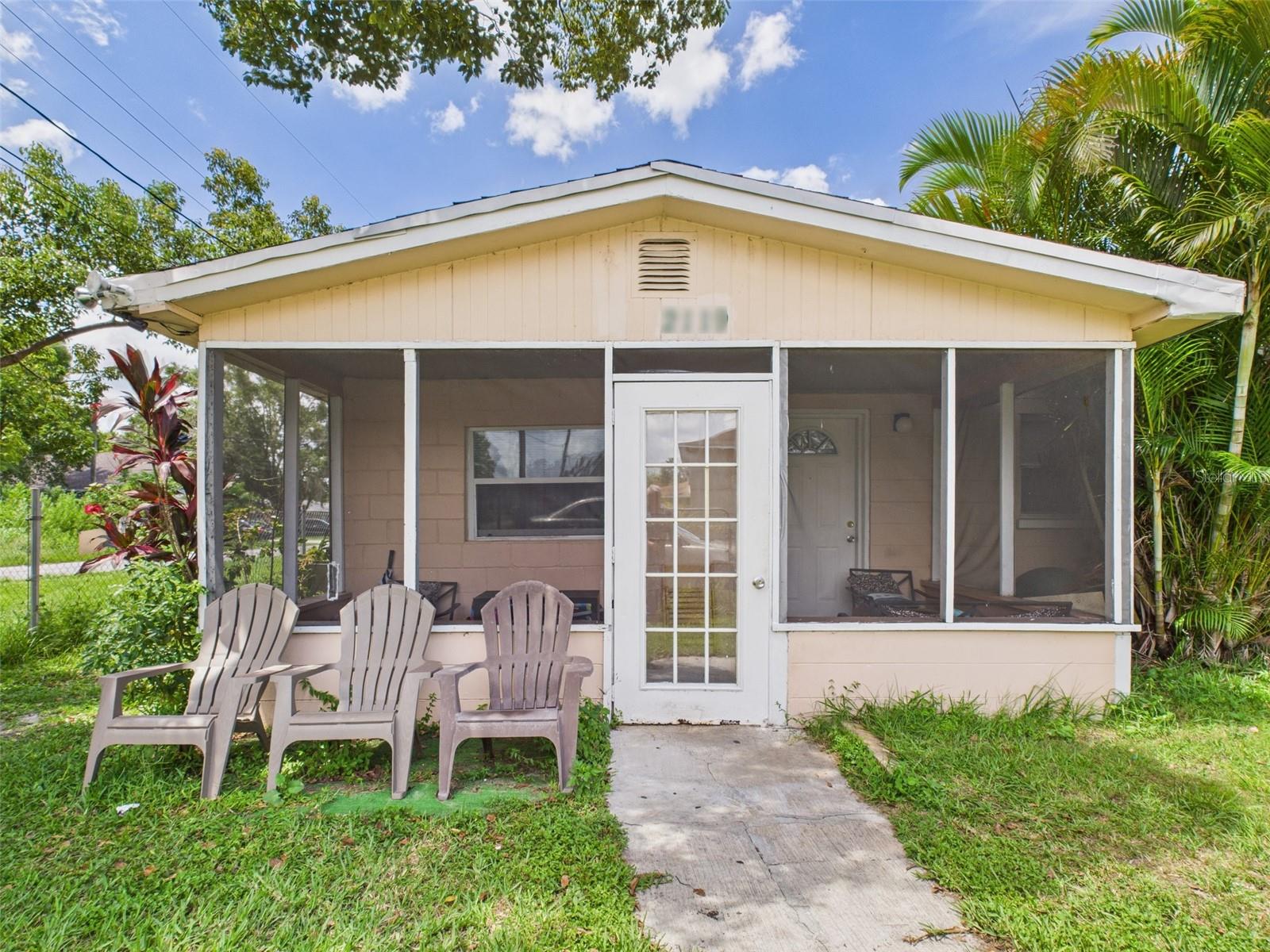 NO HOA! Charming 4BR 1BA single-family cottage located on a spacious 0.16 acre corner lot in Lakeland, FL offering both comfort and convenience with the possibility of short term rental. With four well-sized bedrooms, this home provides exceptional flexibility. Perfect for a large family, multi-generational living, or rental income potential. This home features a bonus room, open parking, fully screened front and back porches, an indoor laundry room, on a corner lot. It is in a great location minutes away from Downtown Lakeland, ideally situated near major roads such as I-4, Hwy 92, and the Polk Parkway (570) nearby restaurants, schools, grocery stores, schools, shopping centers, and near many main roads; perfect for commuting to work or visiting nearby cities. The expansive yard gives you all the space you need to bring your toys, vehicles, RVs, or boats. Whether you're a first-time buyer or savvy investor, this centrally located gem delivers comfort, space, and freedom with downright incredible value. Seller financing and private financing available. Do NOT wait, this opportunity won’t last long!