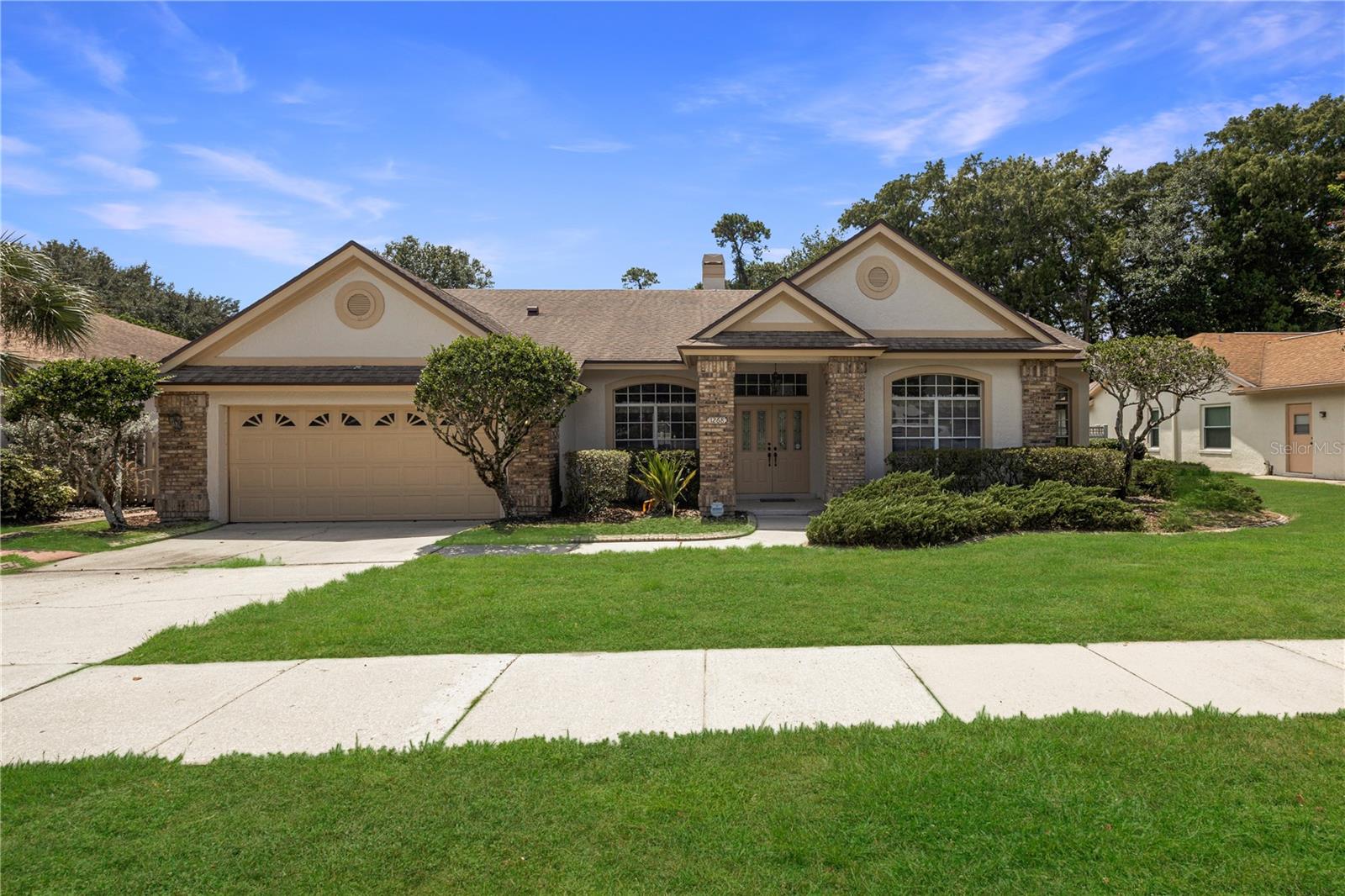 Welcome to the desirable community of Tuska Ridge! This 3-bedroom, 2.5-bath home offers over 2,500 sq. ft. of living space designed for both everyday comfort and entertaining. The thoughtful floor plan includes a separate formal living and dining room, as well as a spacious family room that opens directly to the kitchen and breakfast nook. Expansive sliding glass doors in both the family and living rooms lead to the screened pool and covered patio—perfect for gatherings and enjoying Florida’s indoor/outdoor lifestyle. The master suite features walk-in closets, a garden tub, and a walk-in shower for added convenience. With a newer roof (2018) and a fenced yard, this home provides a solid foundation to make your own. And the best part? Location. Nestled in the heart of Oviedo, this property is minutes from the Oviedo Mall, 417 Expressway, and all the shopping and dining options you could want. Plus, it’s zoned for top-rated Seminole County schools, making it an outstanding opportunity for buyers looking for both value and lifestyle.