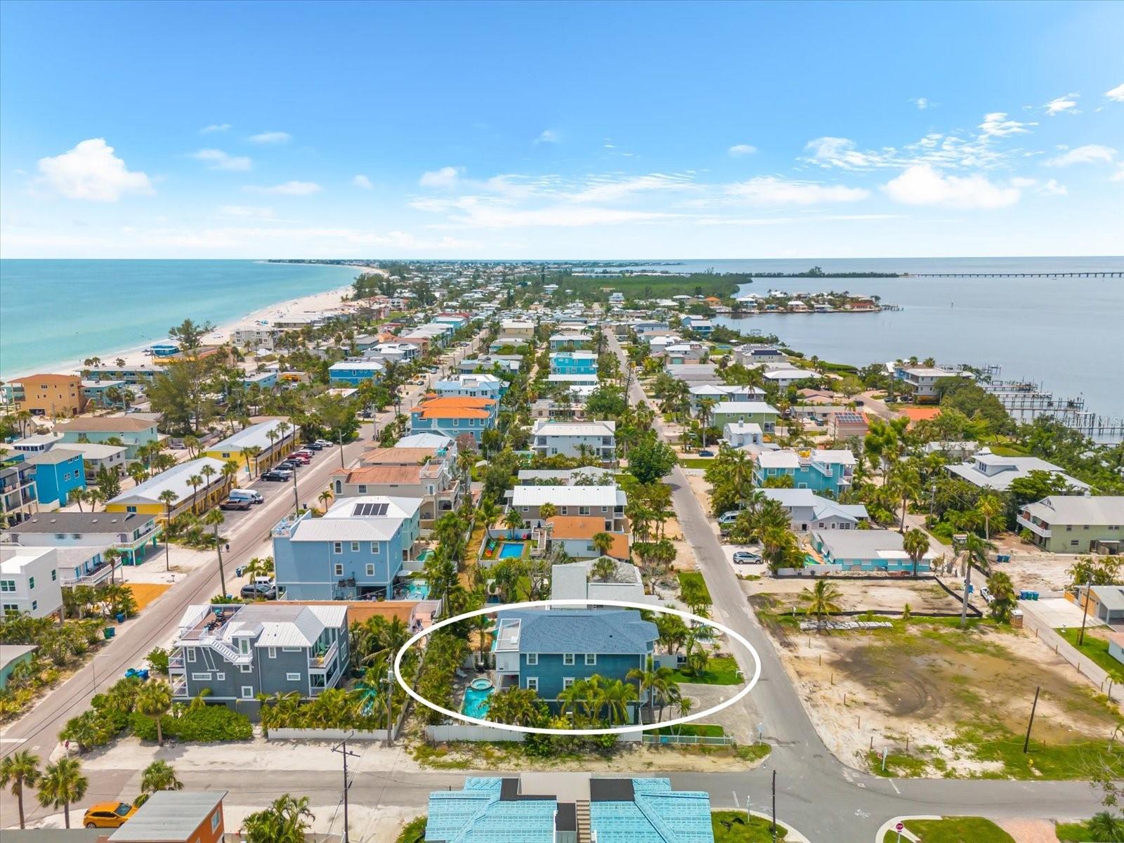 BRAND NEW ROOF AND HURRICANE IMPACT WINDOWS ALL THROUGHOUT!!
Imagine waking up to stunning views of the turquoise Gulf of America, with the soft white sand of Anna Maria Beach just 95 steps away. This extraordinary duplex offers a rare opportunity to own a piece of coastal paradise, with each side boasting over 1,500 square feet of luxurious living space, complete with two bedrooms, two bathrooms, and endless possibilities for expansion. Envision converting this stunning property into a 7-8 bedroom haven, perfect for large family gatherings, multi-generational living, or leave be for a lucrative rental investment. The options are endless, and the potential for return on investment is substantial.
Each unit features over 1500 sqft, a private lanai, perfect for sipping coffee or enjoying a glass of wine while taking in the breathtaking views. The 4th-floor deck offers panoramic views from ocean and bay, complete with a sparkling saltwater pool and spa oasis. Additional features include private garages, direct elevator access, and beautifully appointed high-end kitchens and bathrooms. This coastal retreat has undergone a comprehensive transformation, with new Hardie siding, hurricane windows, and sliding doors, as well as a brand new roof being installed in April. The result is a stunning, low-maintenance property that exudes elegance and sophistication.
Both apartments have been meticulously renovated, boasting sleek, high-end kitchens, luxurious bathrooms with large showers and Jacuzzi tubs, and hand-scraped random maple flooring throughout. One lanai has been beautifully fitted with outside plantation shutters, adding a touch of tropical charm. The two units, affectionately named Seahorse Dreams and Starfish Paradise, can be rented separately or together, making them perfect for large family gatherings, weddings, or corporate events.
This property has a proven track record of success, generating significant rental income with nearly $200,000 in bookings in 2023. Future bookings are already in place, ensuring a steady stream of income for investors. In fact, the rental income highlights are impressive, with total gross bookings of $57,280 in 2022, $188,217 in 2023, $163,572 in 2024, and $76,276 year-to-date in 2025. The flexibility to rent each unit separately or together, with no minimum stay requirements, makes this property an attractive opportunity for those seeking a lucrative rental investment. Whether you're seeking a luxurious primary residence, a savvy investment opportunity, or a stunning second home, this breathtaking beachside duplex is sure to impress. Don't miss this rare chance to own a piece of coastal paradise.