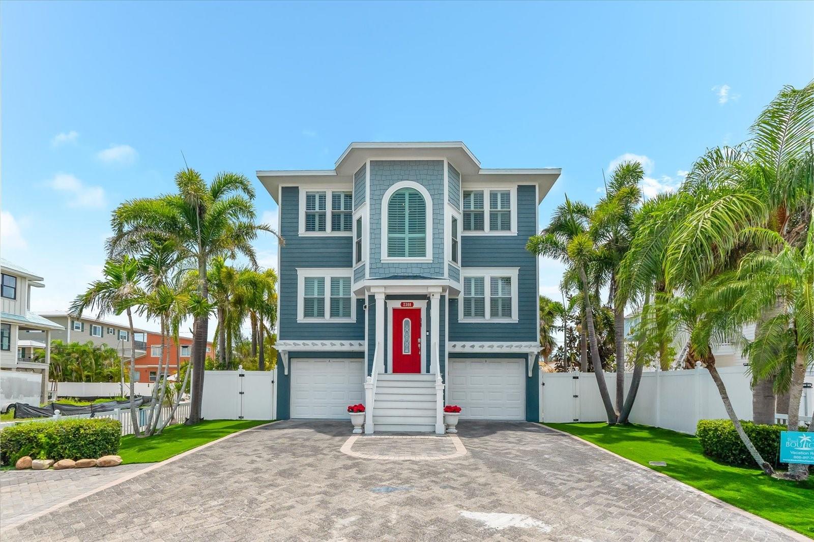BRAND NEW ROOF AND HURRICANE IMPACT WINDOWS ALL THROUGHOUT!!
Imagine waking up to stunning views of the turquoise Gulf of America, with the soft white sand of Anna Maria Beach just 95 steps away. This extraordinary duplex offers a rare opportunity to own a piece of coastal paradise, with each side boasting over 1,500 square feet of luxurious living space, complete with two bedrooms, two bathrooms, and endless possibilities for expansion. Envision converting this stunning property into a 7-8 bedroom haven, perfect for large family gatherings, multi-generational living, or leave be for a lucrative rental investment. The options are endless, and the potential for return on investment is substantial.
Each unit features over 1500 sqft, a private lanai, perfect for sipping coffee or enjoying a glass of wine while taking in the breathtaking views. The 4th-floor deck offers panoramic views from ocean and bay, complete with a sparkling saltwater pool and spa oasis. Additional features include private garages, direct elevator access, and beautifully appointed high-end kitchens and bathrooms. This coastal retreat has undergone a comprehensive transformation, with new Hardie siding, hurricane windows, and sliding doors, as well as a brand new roof being installed in April. The result is a stunning, low-maintenance property that exudes elegance and sophistication.
Both apartments have been meticulously renovated, boasting sleek, high-end kitchens, luxurious bathrooms with large showers and Jacuzzi tubs, and hand-scraped random maple flooring throughout. One lanai has been beautifully fitted with outside plantation shutters, adding a touch of tropical charm. The two units, affectionately named Seahorse Dreams and Starfish Paradise, can be rented separately or together, making them perfect for large family gatherings, weddings, or corporate events.
This property has a proven track record of success, generating significant rental income with nearly $200,000 in bookings in 2023. Future bookings are already in place, ensuring a steady stream of income for investors. In fact, the rental income highlights are impressive, with total gross bookings of $57,280 in 2022, $188,217 in 2023, $163,572 in 2024, and $76,276 year-to-date in 2025. The flexibility to rent each unit separately or together, with no minimum stay requirements, makes this property an attractive opportunity for those seeking a lucrative rental investment. Whether you're seeking a luxurious primary residence, a savvy investment opportunity, or a stunning second home, this breathtaking beachside duplex is sure to impress. Don't miss this rare chance to own a piece of coastal paradise.