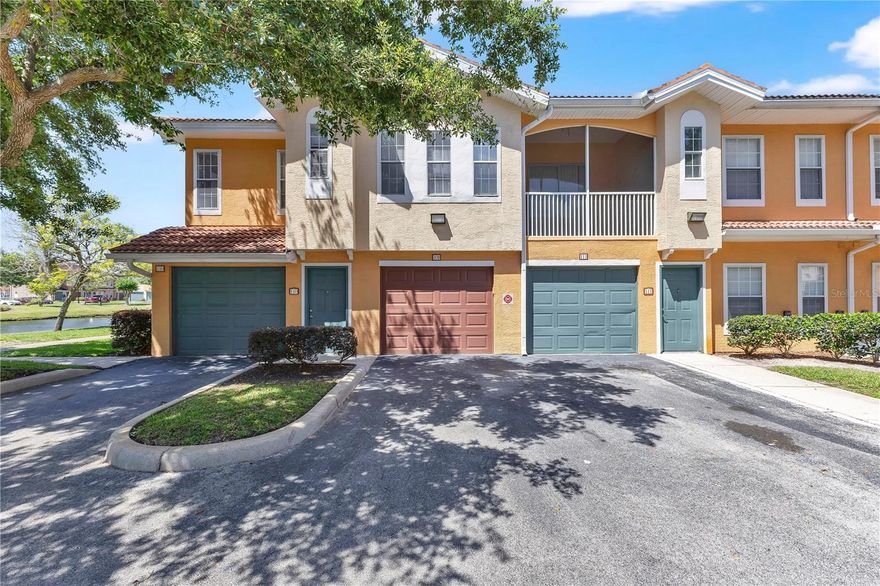 One or more photo(s) has been virtually staged. Welcome to your new home in Hunter's Creek, featuring a cozy gated community where comfort and convenience come together! This beautifully maintained 3-bedroom, 2-bathroom condo is move-in ready and waiting for its new owner. Step inside to discover an open layout featuring fresh interior paint, wood flooring and ceramic tile throughout, with abundant natural light filling every room. The spacious living area flows to a screen-enclosed patio through sliding glass door, perfect for relaxing or entertaining. The primary bedroom offers a private ensuite bathroom and a generous walk-in closet. The kitchen features stainless steel appliances, solid wood cabinets, and a pantry, opening to a dedicated dining area ideal for gathering. A convenient laundry room and a built-in study/office nook in the hallway add thoughtful functionality to the home. Two additional bedrooms share a well-kept full bathroom, completing this wonderful floor plan. As a resident of the Villanova Community, you'll enjoy resort-style amenities including a community pool, clubhouse, fitness center, and scenic sidewalks, all within a secure, gated setting. Located just minutes from dining, shopping, Gatorland, SeaWorld, Aquatica, the Orlando Convention Center, and so much more. Don't miss this incredible opportunity, schedule your showing today!