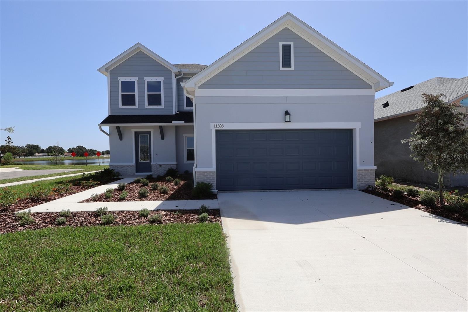 Under Construction. The Miri is a two- story three car waterfront home by David Weekley Homes. Opportunities to own a two-story with two bedrooms plus a massive office on the first floor plus two bedrooms upstairs with a bonus room is rare- act fast before it's gone. This stunning home has 4-bedrooms, 3-bathrooms with an additional study plus a bonus/movie room. The heart of the home is an expansive kitchen with high-end finishes, abundant cabinetry, and a large center island that overlooks the spacious family room. The study offers a quiet retreat for work or hobbies, while the secondary bedrooms provide ample space for family and guests. The luxurious owners retreat is complete with a spa-like en-suite bathroom and an oversized walk-in closet. A two car garage offers convenience and storage. Opportunities to own a two-story with two bedrooms with a massive office on the first floor plus two bedrooms upstairs with a bonus room are rare- act fast before it's gone.