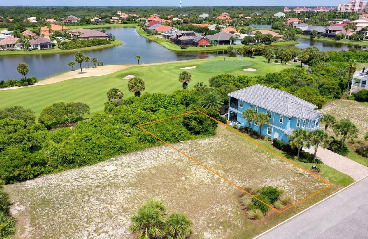 Wow! This Cinnamon Beach homesite is located in the private gated ocean front Community of Ocean Hammock. You will get incredible panoramic views of the famous Hammock Beach Jack Nicklaus Ocean Coarse and lakes beyond from the second and third floor of your newly constructed home. Enjoy ocean breezes all day long and marvel at the stunning sunsets and picturesque landscape. With no time limit to build, this premium lot is flat, cleared and ready to go. It is perfectly positioned to be near but not directly in front of the community crossover walkway. Just a short 5-minute walk and you will be on the beach where the community clubhouse is located. This amenity rich playground includes an ocean front pool, hot tub and bar with a dune’s walkover to your private sandy beach and sparkling ocean. For the kids both big and small just across the street is a lake front kiddie pool & splash zone, fitness center, game room and bistro grille/bar. An optional Hammock Beach Club membership is also available where you can enjoy golf, the fantasy pool complex and six additional dining options. Cinnamon Beach is unique since the HOA regulations allow short term rentals of single-family homes offering owners great rental opportunity. Either rent through a property management company or AirBnb. Here you may use the property for personal vacations and then rent the remainder of the time when not in personal use or, as many do, make this their full time personal residence. Cinnamon Beach is the ONLY neighborhood in Hammock Beach that allows single family home short-term rentals. There are only a few remaining lots before the opportunity to build your dream home and have it pay for itself will be gone. Call today for your personal tour of this beautiful community.