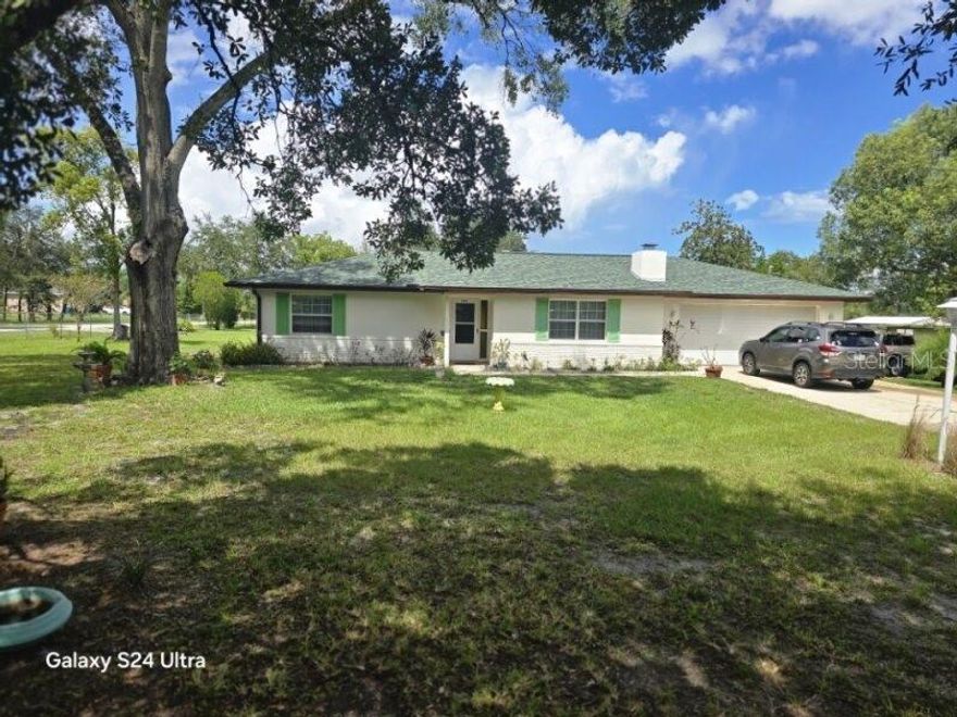 Welcome to Your Private Oasis in Orange City Estates! !!!! LOCATION ! LOCATION.

This beautifully maintained 3-bedroom, 2-bathroom pool home sits on 1.01 acres with no HOA— Whether you’re looking to entertain, relax, or even use the extra space for business needs, this property has it all.
, can also separate land  to sale or build other home in back or put mobile  home..Whether you’re starting fresh or looking to downsize, this inviting residence offers the ideal combination of comfort, charm, and tranquility. This home is ideal for first-time buyers or anyone looking for a peaceful area surrounded by beautiful properties. Don’t let this one slip away call today !
Perfect for you business! Bring you toys, trucks, or equipment , plenty of room to park on the spacious 1 acre property. you can even split the land and sell a portion for extra value!!!


 Highlights:

Spacious split-bedroom floor plan for comfort and privacy.
Fully screened-in pool and patio, ideal for gatherings or quiet evenings.
Large fenced backyard—perfect for family, pets, or even adding a guest house.
2-car attached garage with plenty of storage.
Peaceful setting, yet close to shopping, dining, and major highways.
 Upgrades & Updates:

Roof: Replaced in 2021 (main, flat roof, shed, patio enclosure)
Kitchen: Fully New wood cabinets in 2022 (~$20K) with new appliances (except stove)
Flooring: Porcelain tile in kitchen & living room (2022)
Bathrooms: NEW sinks, toilets, mirrors, and tile (2020–2022)
Windows: Hurricane-resistant (2010)
Garage: New door & opener (2018)
HVAC: A/C replaced (2015)
Water Systems: Whole-house filtration (2018), new well pump (2018), water heater (2022)
Pool: Motor replaced (2021)
Electrical: Panel New (2025)
Interior & Exterior: Fresh paint (2025), new fans & doors (2022)
Maintenance: Septic pumped regularly (last in 2025), tree service (2025)
 This move-in ready home is ideal for first-time buyers, snow birds, or anyone seeking space and privacy while still being close to everything. With plenty of room for family, friends, or even business equipment, it’s a rare find in Orange City Estates.

Call or texr \today to schedule your private showing. Hablo Español.