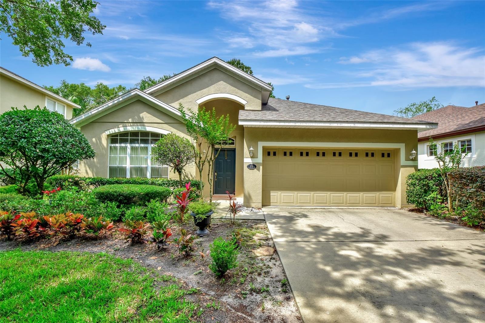 4 Bedroom/2 Bath with 2130 SF. WOOD LAMINATE FLOORS, NEW A/C & ROOF, all appliances included with rental. Great for FL Living with No Carpet & Easy to Clean. Rent includes use of 2-POOLS, 2-FITNESS CENTERS, TENNIS COURTS, IRRIGATION WATER FOR THE LAWN, 200+ CHANNELS OF CABLE TV & HI-SPEED INTERNET. Open Floor Plan with Large Living-Dining Combo & Kitchen open to Casual Dining & Family Room with Sliders to Screened Lanai. Mature Landscaping with plenty of room to play & garden. Kitchen has New Natural Gas Range, Microwave, Dishwasher, New Refrigerator & loads of storage with a Double Door Pantry & a single door Pantry. Main Suite features Tray Ceiling, a good size walk in closet with extra hanging & shelves, on-suite bath with Soaking Tub, Dual Vanities, Glass Enclosed Shower & Privacy Lavatory. Inside Laundry Room has Washer & Dryer, too. Guest rooms are down a separate hall which make it nice for privacy & Bedroom 2 has a walk-in closet, too. Tenant responsible for lawn care and shrubs, landlord responsible for pest control for inside and outside along with fertilizer/pest for the lawn. Walk to Sparrow's Grille or Golf at Victoria Hills Golf Course. Shops & Restaurants at the Village Center & doctors at Advent Medical Park. Just 1 mile to I-4, 2 miles to PUBLIX & WINN DIXIE, 5 miles to Downtown Deland with Shops & Restaurants & Stetson University, 20 mins to Lake Mary, 45 mins to Orlando, 1 hour to Disney. This property may be under audio or video surveillance.