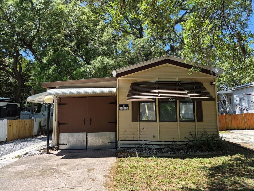 Well kept manufactured home unit in a  gated community, offering  a variety of amenities - pool, basketball, shuffleboard, mini golf and several activities at recreation hall.
Rent includes water, sewer, garbage pick up  and trash collection (once a month). Excellent location close West Orange trail,  major highways, shopping and dining at Apopka area. 
Shed outside to provide extra storage space.
Property is also for sale