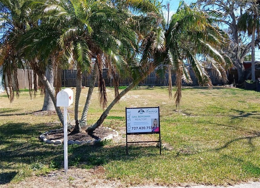 PRICE IMPROVEMENT! - LOCATION! LOCATION! LOCATION! Make this newly cleared vacant lot your own in Edgewater Gardens on Green Key. Take your golf cart to enjoy activities in New Port Richey’s exciting downtown area as well as spend the day at Robert Kees Memorial Park where there is a lovely beach and boardwalk. There is no HOA in this quaint, development situated on the bayou. Because Edgewater Gardens is under the City of New Port Richey, interested purchasers are recommended to call for more details about the new building requirements and permitting. Enjoy your piece of the serene life and check out this beautiful parcel today! Note: Seller installed new electrical pole in 2024.