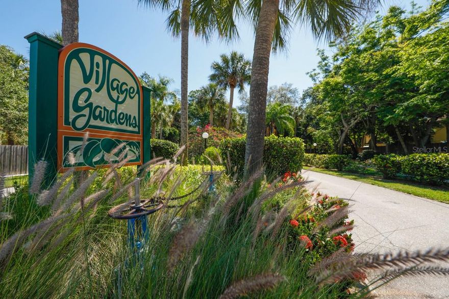 Forget expensive apartments with all the added fees, now is your chance to live in a wonderfully up-dated Villa in a quiet community just minutes from downtown Sarasota, SRQ Airport, UTC Mall and Benderson Rowing Park, where, in addition to world class rowing, you can take advantage of the 3.5-mile walking, biking or running trail or rent a kayak for the day. Two bedrooms, 2 baths with beautiful granite, full body shower panels, glass bowl sinks custom cabinets. There is tile throughout and the kitchen features a gas range, lots of custom cabinets for storage and a newer dishwasher and refrigerator. You have a double carport, and the community offers a lovely, heated pool, cabana area with 2 grills, shuffleboard and tennis. One small dog allowed, under 40 LBS. Association approval required, please allow at least 20 days, Village Gardens Association has very strict rental criteria.