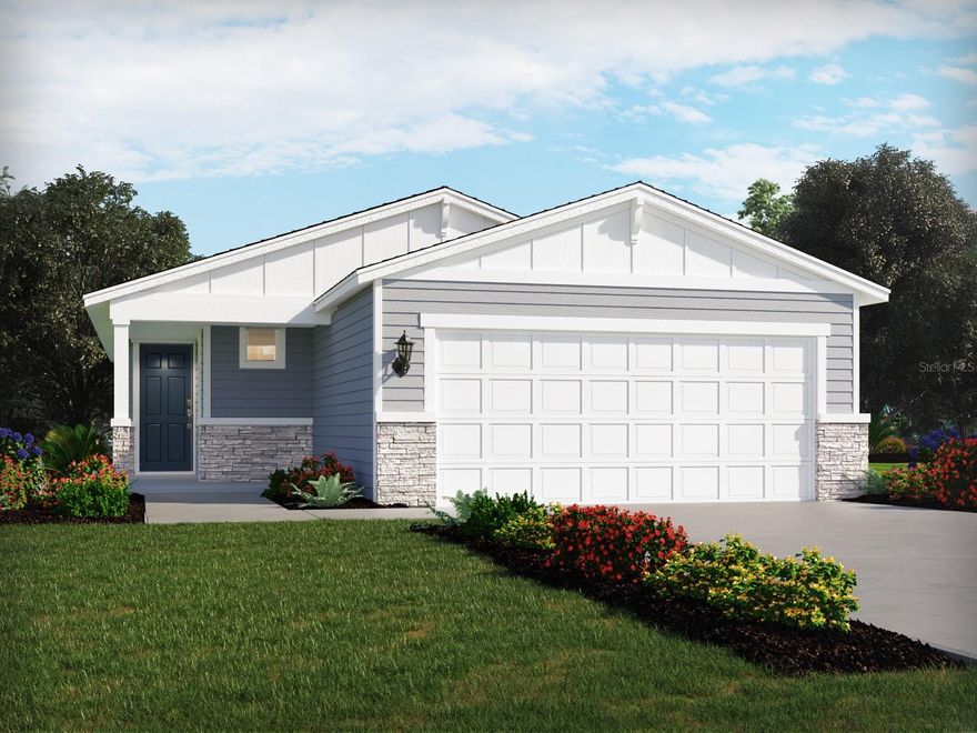 Under Construction. Brand new, energy-efficient home available by Aug 2026!  Entertain guests with ease in the open kitchen, dining, and great room that flow to the outside patio.  The primary suite is tucked in the rear of the home providing plenty of privacy and features a spacious walk-in closet and standalone shower.  Flagler Village Classic Series features a variety of one-story and two-story, single-family homes with open-concept living spaces.  Located just 15 minutes from Flagler Beach, residents can live the ideal coastal lifestyle while enjoying convenient access to everyday necessities at the Palm Coast Town Center.  Community amenities include a cabana and resort-style pool.  Each of our homes is built with innovative, energy-efficient features designed to help you enjoy more savings, better health, real comfort and peace of mind.