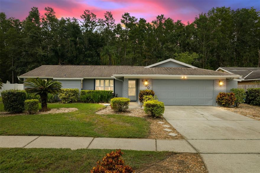 **SELLER TO PAY $4,000 TOWARDS BUYER CLOSING COST**Welcome to your new happy place! This gorgeous 3-bedroom, 2-bathroom home sits in a fabulous neighborhood on an oversized (1.8 acre), beautifully landscaped lot with loads of privacy and no back neighbors, NO HOA —and it’s packed with personality!

Inside, the open floorplan makes life not only comfortable but also easy, with plenty of room to gather, entertain, or just kick back and relax, there's a space tailored for anyone to enjoy.

Step outside and let the fun begin! Your backyard oasis features an above-ground pool wrapped in Trex decking with glowing solar lights, perfect for evening swims or weekend get-togethers. Need shade? The retractable lighted awning has you covered—literally—whether the sun is shining or the rain is falling. With three outdoor storage closets, everything from pool toys to garden gear has a spot of its own.

And let’s talk location—because it doesn’t get much better than this! Stroll to the neighborhood park, pop over to the grocery store or nearby shops, or head to Citrus Park Mall for a little retail therapy all within 3 miles! With quick access to the the Veterans Expressway this is a commuters dream! Tampa International Airport is just hop skip and jump plus you can get to the some of Florida's best beaches in less than 45 minutes!

Whether you’re hosting pool parties, enjoying a quiet night under the lights, or adventuring out to all the nearby amenities, this home is designed for a lifestyle full of fun, convenience, and ease. Come see for yourself, we can't wait to welcome you HOME!