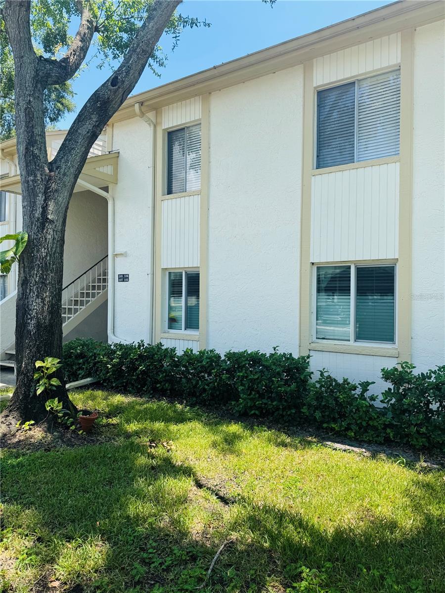 Welcome to the beautifully mainted 2 bedroom 2 bath Second floor Condo. Located in the desirable Gated community of East Lake Woodlands. This condo features New LVP flooring throughout offering both easy maintenance and style. This condo has a nice open floor plan with loads of natural light! The Kitchen opens to the Living/dining room. The Kitchen features Stainless appliances and an additional cabinet/counterop for additional storage + a pantry. The Primary suite is spacious and has 2 walk in closets & a sliding door out to lanai. The ensuite bath comes with a walk in shower and linen closet. The second bedroom has a wall closet and bath room with Tub/shower just steps away. This condo is ready for move in. The AC system installed NEW July 2024! Enjoy the tranquility of this established neighborhood wihle being minutes away from Shopping, Restaurants, Entertainment, Medical facilities and A+ Schools! Perfect for Full time residents or a Seasonal getaway to escape the cold this winter! 30 minutes from Tampa Int Airport & St Pete Airport. The BEST BEACHES 20 minutes out! Perfect Location!