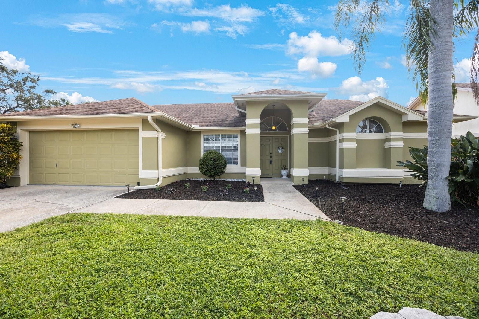 This home is absolutely gorgeous. Sitting high and dry in an x flood zone, this 4/2/2 with a beautiful pool won't last long. Living dining and family rooms, split bedroom plan. updated throughout. gorgeous primary with incredible ensuite all redone, with large walk in closets, incredible kitchen overlooks large family room, eating space in the kitchen, separate dining area. indoor utility room, incredible back yard with inground pool, fenced yard, lots of space under the lanai for entertaining or just hanging out by the pool. this beautiful home sits on a dead end street, conveniently located to shopping, schools, honeymoon island, pinellas trail, close to downtown palm harbor, low hoa and x flood zone, you better be quick to this gem, it won't last at this price. quick closing preferred.