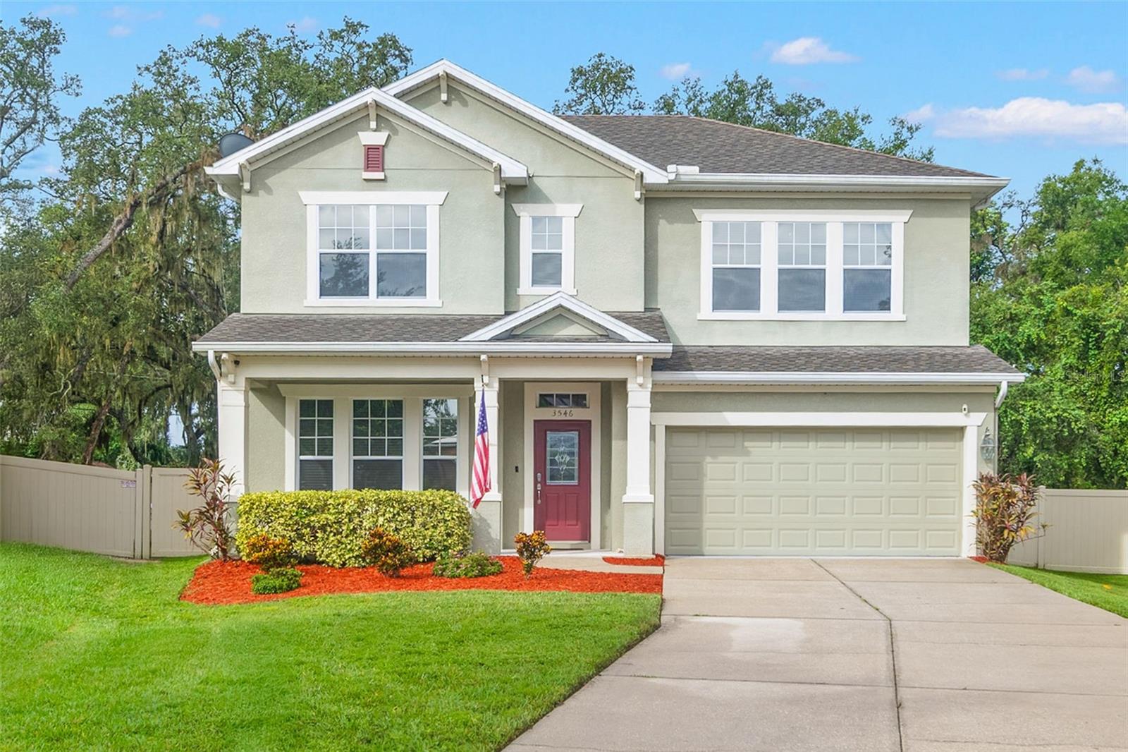 This beautifully maintained private pool home radiates charm and sophistication, offering 2,839 sqft of thoughtfully designed living space in the highly sought-after Brookwood neighborhood, an intimate gated community of just 35 David Weekley homes.
From the moment you step inside, you’ll be greeted by soaring 10’ ceilings, abundant natural light, and an open, airy layout that instantly feels welcoming. Every room has been tastefully updated with stylish finishes and meticulous care, creating a perfect balance of comfort and elegance.
The first floor showcases a dedicated office with plenty of workspace for today’s needs, a gracious formal dining room ideal for gatherings and celebrations, and a spacious great room centered around a custom fireplace with built-ins - a warm, inviting space for both everyday living and entertaining. The primary suite is tucked away on the main level, offering a true retreat with a spa-like ensuite featuring dual sinks, a relaxing garden tub, a walk-in shower, and an expansive walk-in closet designed to keep everything organized.
Upstairs, a versatile loft provides the perfect second living area, media room, or playroom, while three additional bedrooms and two full bathrooms ensure plenty of space and privacy for family and guests alike.
Step outside, and your very own private backyard oasis awaits. Nestled on a quiet cul-de-sac, this peaceful outdoor retreat boasts a brand-new heated pool and spa (2023) accented by tranquil water bowls, a gas heater, and an expansive patio - ideal for everything from weekend barbecues to relaxing evenings under the stars.
This home has been lovingly cared for with thoughtful touches and high-quality upgrades throughout, including elegant trim and wainscoting, a custom drop zone with built-in shelving, and numerous updates such as new AC units (2023 & 2024), new irrigation system (2023), laundry room upgrade (2022), new fridge (2023), and new dishwasher and disposal (2025).
With its timeless design, modern improvements, and resort-style backyard, this home is truly move-in ready.