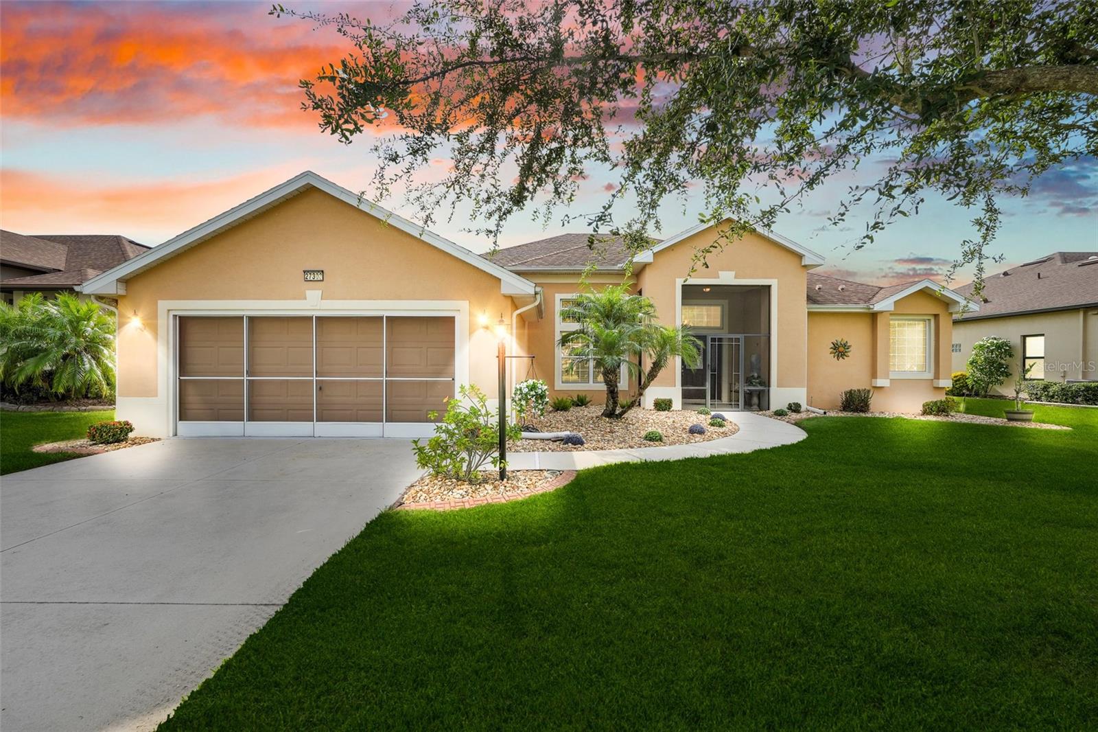 Welcome to this charming 3 bedroom, 2 bath home nestled in the sought-after 55+ community of Legacy. With its inviting layout and serene setting, this home offers both comfort and style for your next chapter. Step inside to find a spacious open floor plan filled with natural light. The well-designed kitchen features ample cabinetry and counter space, flowing seamlessly into the dining and living areas—perfect for entertaining or everyday living. The primary suite offers a private retreat with an en-suite bath and generous closet space, while two additional bedrooms provide flexibility for guests or a home office. Enjoy peaceful mornings and relaxing evenings on the enclosed patio overlooking the tranquil pond views, creating the perfect backdrop for outdoor living. As part of the Legacy community, residents enjoy resort-style amenities including a pool, clubhouse, pickleball, softball, fitness center, and walking trails—all within a beautifully maintained neighborhood. Conveniently located near shopping, dining, and major highways, this home combines ease of living with a vibrant lifestyle.Don’t miss your chance to experience the beauty and comfort of Legacy living!