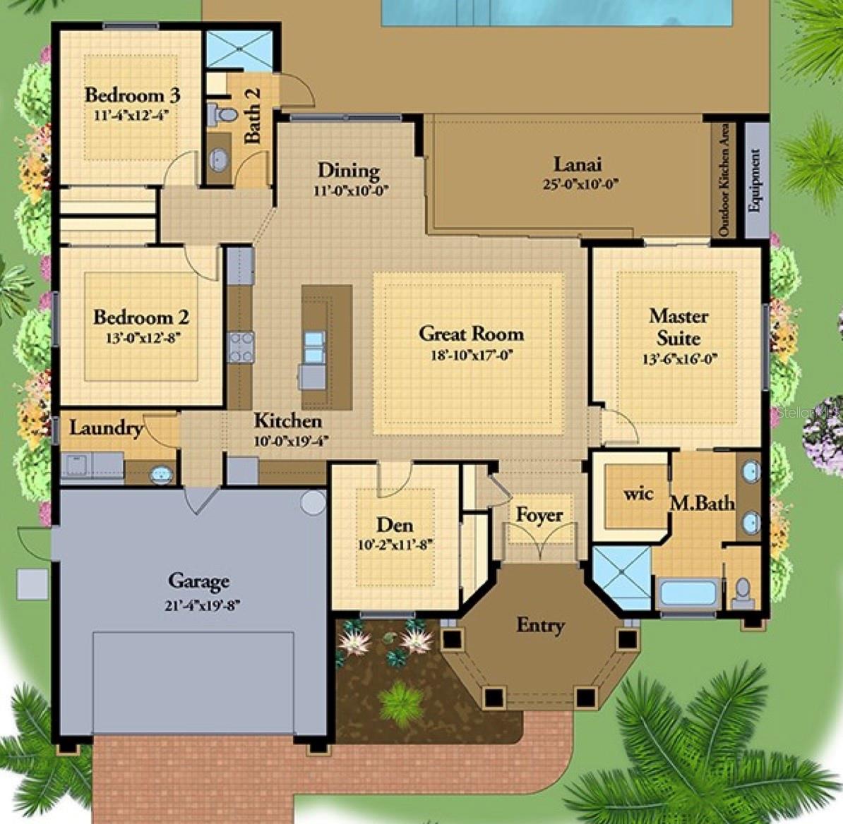 3557 BREWSTER ROAD, NORTH PORT, FL, 34288 4 3557 BREWSTER ROAD