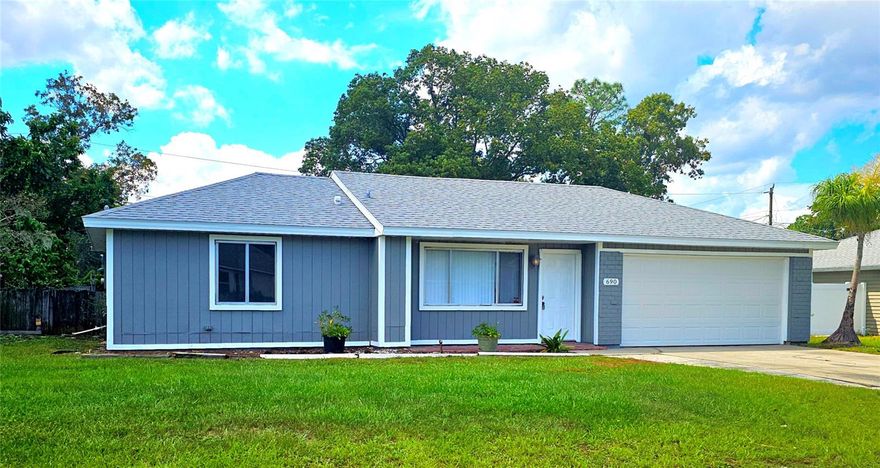 DON'T WAIT TOO LONG ON THIS ONE !! Newly updated home in a great location. Freshly Painted both inside and outside with Behr Ultra Paint. Brand New Roof just installed in September. Brand New Water Heater installed in September. Brand new Vinyl Water Resistent Laminate Floors in Kitchen, All Bedrooms and Bathrooms AC was installed in 2019 and recently serviced. Newer Frigidaire Appliances installed including a Double Door fridge with water and ice in the door, Frigidaire Dishwasher, Over the Range Microwave, and new LED Ceiling Light. This is a split design bedroom home! Master Bedroom offers a large walk in closet and new vanity in Master Bathroom. Bedrooms two and three have large walk in closets for added storgae space. Enclosed back porch can be used as additional living space or as an outdoor entertaining space. Large backyard is fenced and provides lots of space for playing, family BBQ's and entertaining. This home is in a great location and very close to RT 415, Lake Mary, Sanford and Sanford Airport, Shopping and Restaurants.