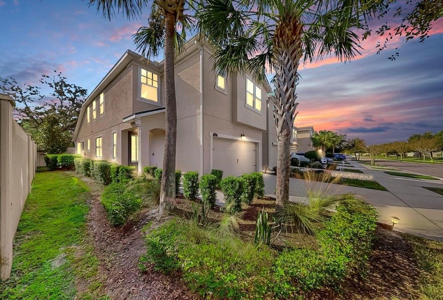 One or more photo(s) has been virtually staged. Welcome home to carefree living in the gated, resort-style community of Boyette Park in Riverview! This impeccably maintained END-UNIT townhome has NO REAR NEIGHBORS and is adjacent to only one unit, allowing for ABUNDANT NATURAL LIGHT. Featuring 3 bedrooms, 2.5 bathrooms, 1,962 sq ft, and a 2-car attached garage, this move-in-ready home combines space, style, and comfort. Enjoy an open-concept floor plan with soaring ceilings and a second-floor balcony overlooking the living room. The designer kitchen features granite countertops, 42” cabinets, stainless steel appliances, a glass cooktop range, recessed and pendant lighting, a large center island, and a walk-in pantry. The primary suite is located on the first floor and includes a walk-in closet and an ensuite bath with dual sinks and a glass-enclosed shower. Upstairs offers a spacious loft, perfect for a home office, game room, or second living area, along with two bedrooms featuring walk-in closets. Relax on the covered, screened lanai or enjoy the community’s resort-style pool, clubhouse, playground, pavilion, fire pit, grilling area, and dog park. Convenient to I-75, shopping, dining, schools, Downtown Tampa, USF, and Tampa International Airport. Schedule your private showing today!