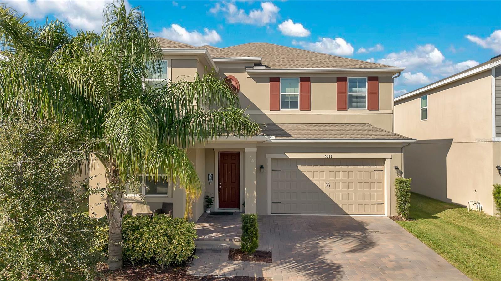 Welcome to Jubiloso Drive, a grand four-bedroom, 3.5 bath modern home with all the bells and whistles, including a home office just off the foyer, large backyard, open floorplan living and dining rooms open to a gourmet kitchen. The large loft upstairs can serve as a second living room, home gym, game room, office space, and endless possibilities. Oversized bedrooms, amazing natural light throughout, screened lanai. Lawncare included. Community pool and playground. You won't want to leave home. When you do entertainment, shopping, dining, and attractions are nearby and easily accessible. Ready for immediate move-in!
This property offers an option of a security deposit-free lease using Obligo’s billing authorization technology for qualified tenants and well as a mandatory Resident Benefit Package.
Please note: There may be a separate HOA Approval Process & Fee that may apply.