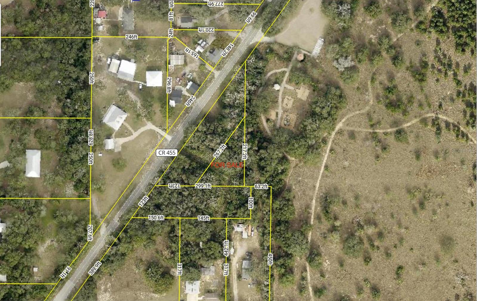 High and dry property. This one is a buy and hold for future investment or the buyer would need to have a variance for a right-of-way. The seller doesn’t have a survey.