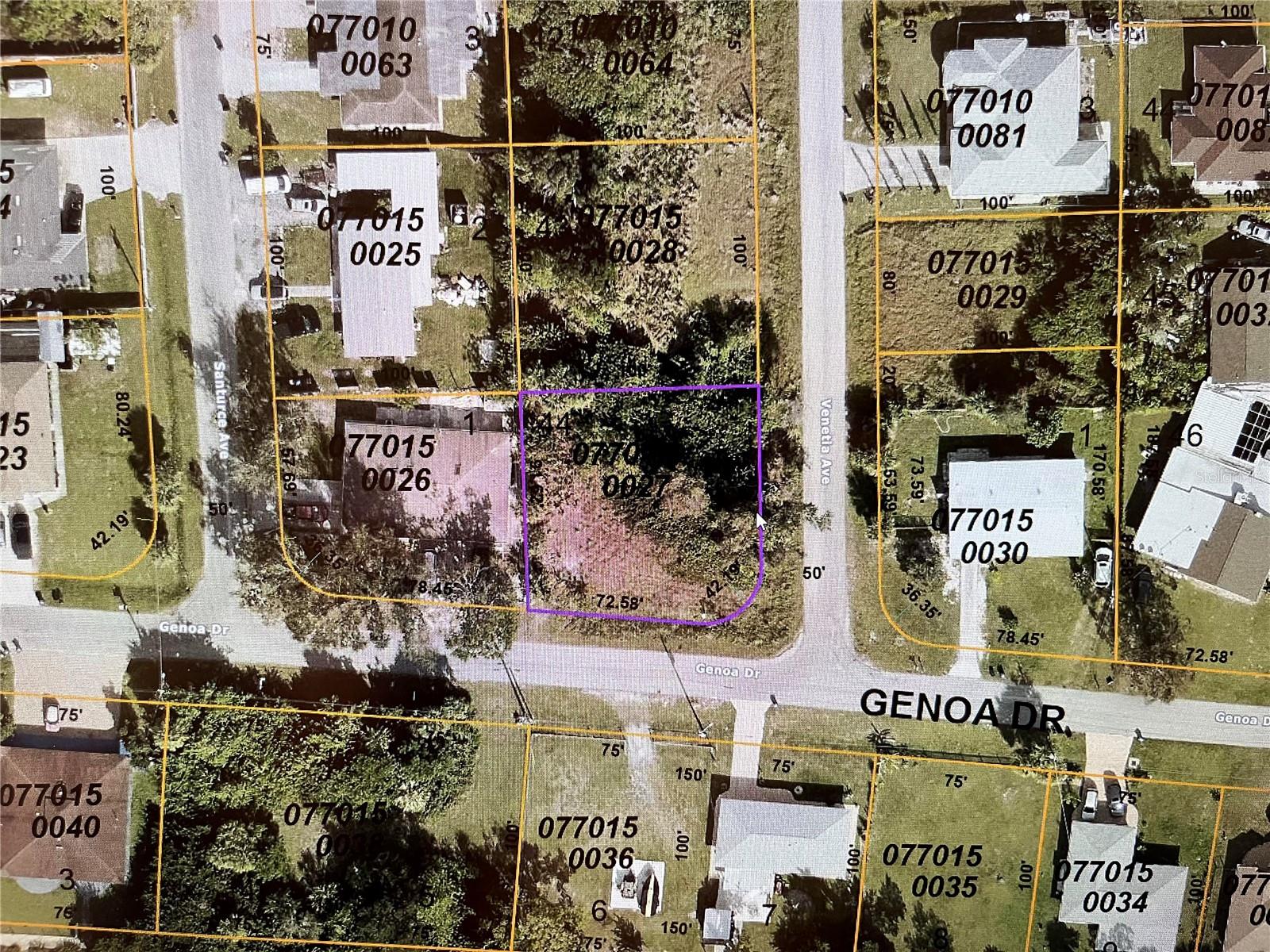 This Multi-family oversized residential lot has a nice view in a quiet neighborhood located in the young and growing North Port, one of the most popular locations to live in Florida. The adjacent lot is being sold by the same owner for an additional $49,900 (TAX ID # 0770150027). There are No Deed restrictions or HOA fees. Excellent location, peaceful neighborhood, right next to the famous Warm Mineral Springs, and only minutes away from I-75 & Tamiami Trail! Convenient to Florida’s best beaches, golfing, public boat ramps, marinas, shopping, physicians, water park, Atlanta Braves Spring Training Stadium, Historic Riverfront Downtown Punta Gorda & Fishermen’s Village, and a short drive to Sanibel, Venice, Fort Myers, and Boca Grande, etc. All information is deemed reliable, but not guaranteed; buyer to confirm all.