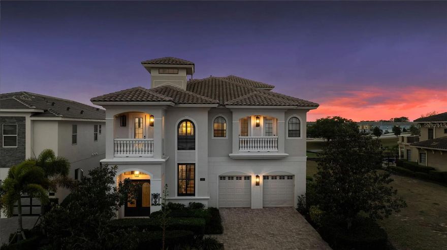 Welcome to this extraordinary 5-bedroom, 5 full bathroom and 2 partial bath estate, set within one of the most sought-after resort communities in the area. Designed for both relaxation and entertainment, this spacious property offers the perfect blend of luxurious living and a lucrative investment opportunity. Currently enjoyed as a private vacation home by its owners, it also serves as a highly desirable short-term rental, accommodating up to 12 guests. This home is being sold fully furnished with every impeccable detail included, offering a true turnkey investment opportunity perfectly suited for short-term rental success and consistent long term income potential.

Adding unparalleled value, this property includes an active resort membership that can be transferred with the sale, offering exclusive access to luxe amenities such as three championship golf courses, a world-class water park, 12 sparkling resort pools, fine dining options, and tennis courts. Situated just minutes from Disney parks, Orlando’s celebrated attractions, and top-rated beaches, this home is perfectly positioned for both leisure and revenue-generating potential.  

The home’s interiors are impeccably curated, with elegant touches that cater to adults and whimsical escapes designed just for kids. Two custom themed bedrooms captivate young imaginations, featuring a space adventure adorned with a spaceship bed and LED lightning lighting effects as well as an undersea world brought to life with custom-built bunks and hand-painted murals. Each of the other bedrooms is equally inviting, boasting serene décor and en-suite spa-like bathrooms. This property also features a private elevator that seamlessly connects all three floors, offering both unparalleled convenience and a touch of modern luxury.

Entertainment abounds throughout the home. The private movie theater offers plush seating and a cinematic experience perfect for family nights, while the garage has been professionally converted into an innovative arcade room, complete with a treehouse-inspired slide, air hockey table, skee-ball, and multiple console games guarantees endless fun for guests of all ages. The sleek open-concept living areas flow seamlessly, creating warm and inviting spaces ideal for hosting and sharing special moments.  

One of the home’s standout features is the massive third-floor balcony, stretching nearly 900 square feet. Complete with an outdoor fireplace, a summer kitchen with a professional grill, and its own private bathroom, this incredible space is designed for entertaining in style. The balcony provides breathtaking views that overlook the tee to the 10th hole of the signature Jack Nicklaus golf course, creating a picturesque setting for morning coffees or evening gatherings with family and friends by the fire.

Step outside and be greeted by your private resort oasis. The oversized west-facing pool ensures hours of sunlit enjoyment, while the hot tub offers relaxation beneath a canopy of stars. The fully upgraded summer kitchen and expansive patios set the stage for al fresco dining and lively outdoor gatherings, where unforgettable Florida sunsets are the norm.  

Elevate your lifestyle and investment portfolio with this one-of-a-kind resort property. Schedule your tour today and explore how this exceptional home can seamlessly combine family memories with significant returns.