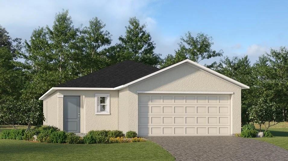 Under Construction. Discover the allure of Lennar's single-family homes at Turnleaf, just an hour’s drive to the picturesque beaches and endless adventures in Punta Gorda, FL. Embrace an active and healthy lifestyle with an array of exclusive amenities including a clubhouse, swimming pool, pickleball court, playground and bocce court. This new home is laid out on a single level for low maintenance living. Two secondary bedrooms share a bathroom in the hall at the front of the home, while the owner’s suite is tucked into the back corner with an attached bathroom and walk-in closet. Down the foyer is the open-concept living area, which includes a fully equipped kitchen, an intimate dining room and family room with patio access. Completing the home is a convenient two-car garage. Prices and features may vary and are subject to change. Photos are for illustrative purposes only. Estimated completion date is Sept/Oct 2025.