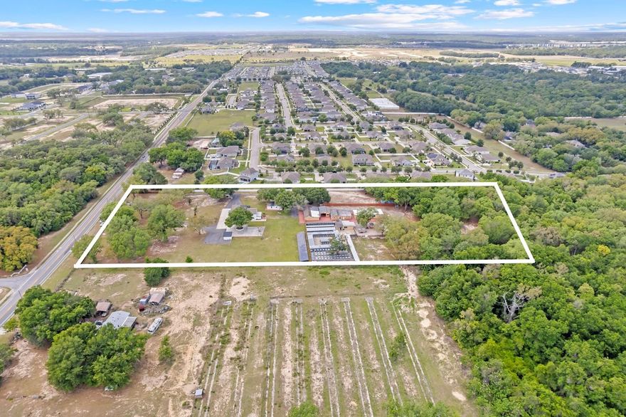 An exceptional opportunity to acquire over 10+ acres of high and dry land in one of Apopka’s most desirable and rapidly expanding corridors. This expansive parcel offers a rare combination of privacy, usability, and future potential, making it ideal for a variety of uses.

The property features open, usable acreage with existing improvements supporting agricultural or animal use, making it well-suited for a private estate, equestrian property, or hobby farm. With its generous size and layout, the land also presents excellent potential for future development or subdivision (buyer to verify zoning, land use, and development possibilities with the City of Apopka).

Strategically located just minutes from Kelly Park and Rock Springs, and with convenient access to major roadways including SR 429, this property offers the perfect balance of seclusion and connectivity. The surrounding area continues to experience significant residential and commercial growth, further enhancing the long-term value of this offering.

Whether you are looking to build a custom estate, create a private retreat, establish an agricultural use, or secure land in a high-growth area, this property delivers versatility and opportunity.
