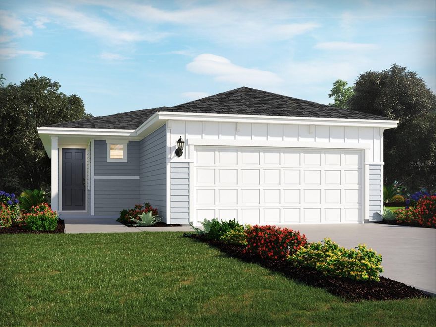 Under Construction. Brand new, energy-efficient home available by Oct 2025! Deciding where to buy a home? The Yellowstone floorplan in Flagler Village offers an open-concept floorplan with 4 bedrooms, 2.5 bathrooms, and a 2-car garage. This home offers a first-floor primary suite. Entertain in the upstairs loft. Flagler Village Classic Series offers a variety of one-story and two-story, single-family homes with open-concept living spaces. Located just 15 minutes from Flagler Beach, residents can live the ideal coastal lifestyle while enjoying convenient access to everyday necessities at the Palm Coast Town Center. Community amenities include a cabana and resort-style pool.  Each of our homes is built with innovative, energy-efficient features designed to help you enjoy more savings, better health, real comfort and peace of mind.