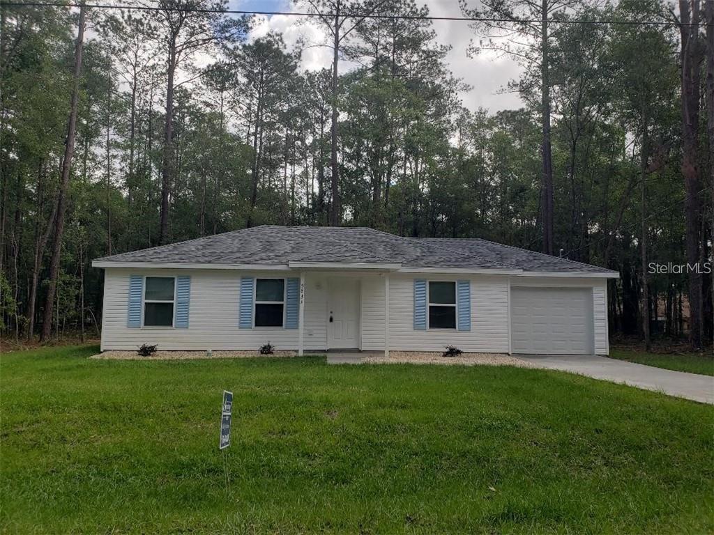 You will love this newer construction, 3 bed, 2 bath home. Newer appliances, washer and dryer hook ups in the laundry room. Modern wood plank flooring throughout the home. High vaulted ceilings, paved driveway, and 1 car garage. Located in desired NW area. 10 minutes from the World Equestrian Center and 13 minutes from FedEx, Autozone, Chewy and Amazon distribution centers.