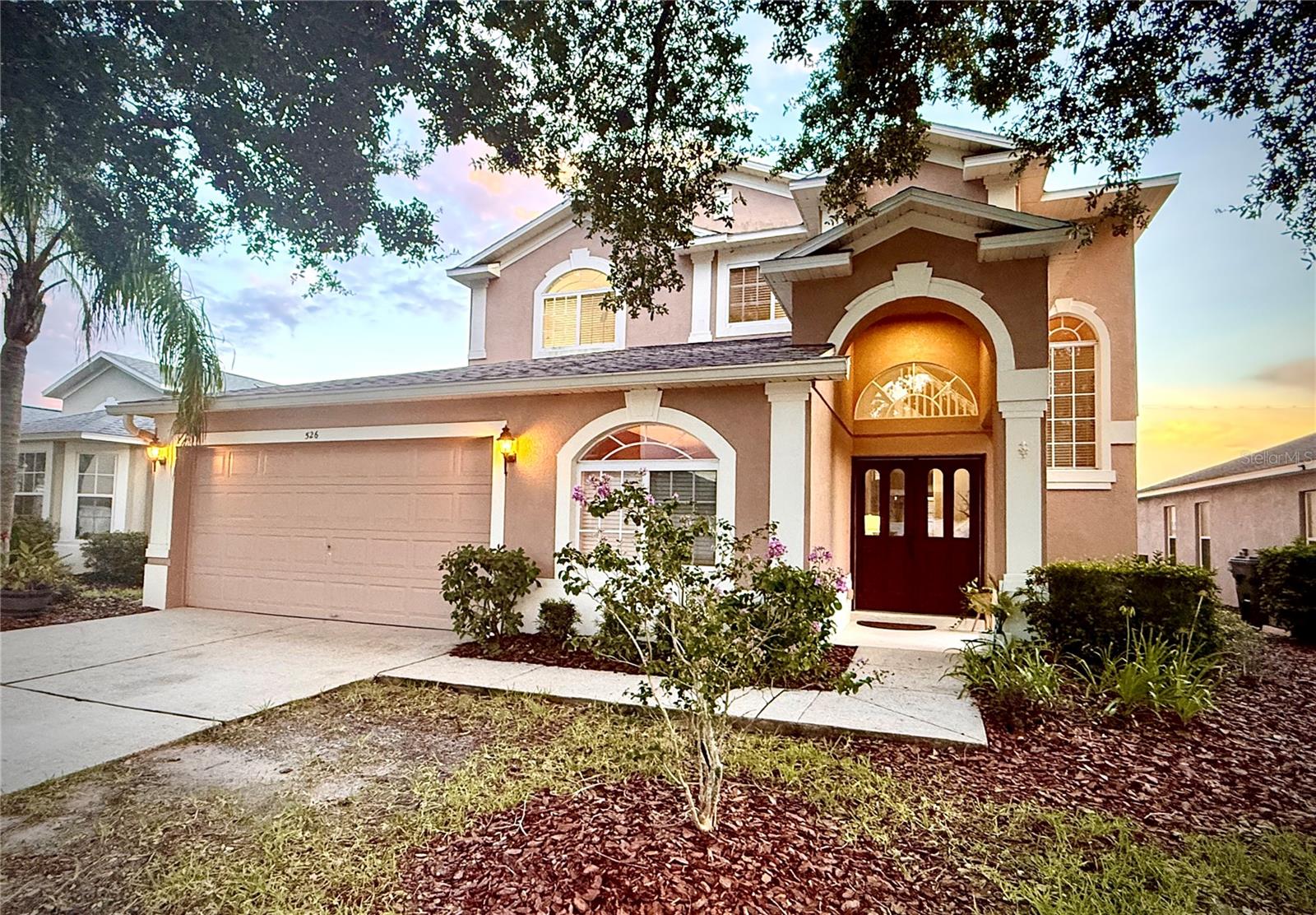 Welcome to your dream home in the highly sought after Hamlet of West Haven community in Champions Gate, Florida. This stunning 5 bedroom, 3 full bath pool/spa house has the fully paid off solar panels on the brand new roof. High efficiency AC was installed in 2024. That alone will put your mind at ease.
Truly spacious primary bedroom ensuite with the massive balcony and extra large walk-in shower will ensure your maximum comfort. With the three more bedrooms and second bathroom, there will be plenty of space for a large family or an office and a guest room.
On the first level there is another bedroom and the full bathroom that can be used as an in-law suite. Charming arched hallways add a custom home impression to this marvelous house. Convenient kitchen/dining/family room open concept with a walk-in pantry, will bring everyone together for a cozy family time. Big living room will keep everyone entertained by the pool table or the gaming table. And finally, the main feature of the property is the pool/ spa. The beautiful lanai invites you to spend the most fantastic days in the Sunshine. You will love your new home in Davenport, Florida and everything this area has to offer. Just 15 miles from Disney World, you are set for the Magical Life. Champions Gate is the home of many award winning golf courses and fantastic restaurants. Community allows Short Term rentals, or it will make a great long term rental investment.
Inquire about your private showing today and tale advantage of the $10k towards buyers closing costs, pre-paid's or Mortgage Discount Points that the seller is offering. Seller is Listing Broker.