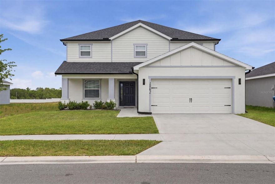 Stunning 2025 built home in Gracelyn Grove! 5 beds | 3.5 baths | 3,100+ sqft. Two full primary suites, one downstair and one up, perfect for growing or multi-generational families. Open concept layout, no rear neighbors, and community pool & playground. Polk County Schools district. Minutes from Disney, LEGOLAND, Posner Park shopping, Publix, US-27 & I-4. Brand new! Just move in and start making memories. Schedule your showing today!