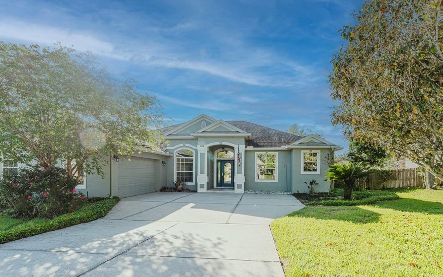 Experience elevated Florida living in this well-maintained pool home in Apopka’s sought-after 32712 area, offering a flexible 3-bedroom + dedicated office layout (ideal as a 4th bedroom) paired with energy-efficient and lifestyle-driven upgrades that set it apart.

From the moment you enter, you’ll notice Norman plantation shutters, thoughtful finishes, and a layout designed for both comfort and function. The spacious primary suite serves as a private retreat, featuring dual closets (walk-in + reach-in) and a spa-inspired bath with marble tile shower, garden tub with jets and bubbles, and dual vanities.

The kitchen blends style and performance with Corian and granite countertops, stainless steel appliances, convection microwave, and an induction cooktop, creating a space that is both modern and highly functional. Secondary bedrooms feature walk-in closets with custom ventilated shelving, while the flex/office space provides versatility for guests, work-from-home, or additional living needs.

Step outside and you’ll understand what makes this home truly special. The private backyard is designed for year-round enjoyment, featuring a saltwater pool and heated spa, fully app-controlled, along with a stone paver patio—perfect for entertaining or unwinding in your own resort-style setting.

Additional features include:

Paid-off solar delivering long-term energy savings, 
Hybrid 50-gallon water heater, 
Built-in surround sound in the family room, 
Cat5 wiring throughout the home, 
Irrigation system, 
Attic stairs with plywood flooring for added storage, 

The home has had no flooding issues, offering added peace of mind.

Located within a community where the golf course is closed but HOA-owned, there is a letter of intent in the works with a plan to reopen the Golf course. This property offers a unique lifestyle opportunity in one of Apopka’s most desirable areas, with convenient access to shopping, dining, and major roadways