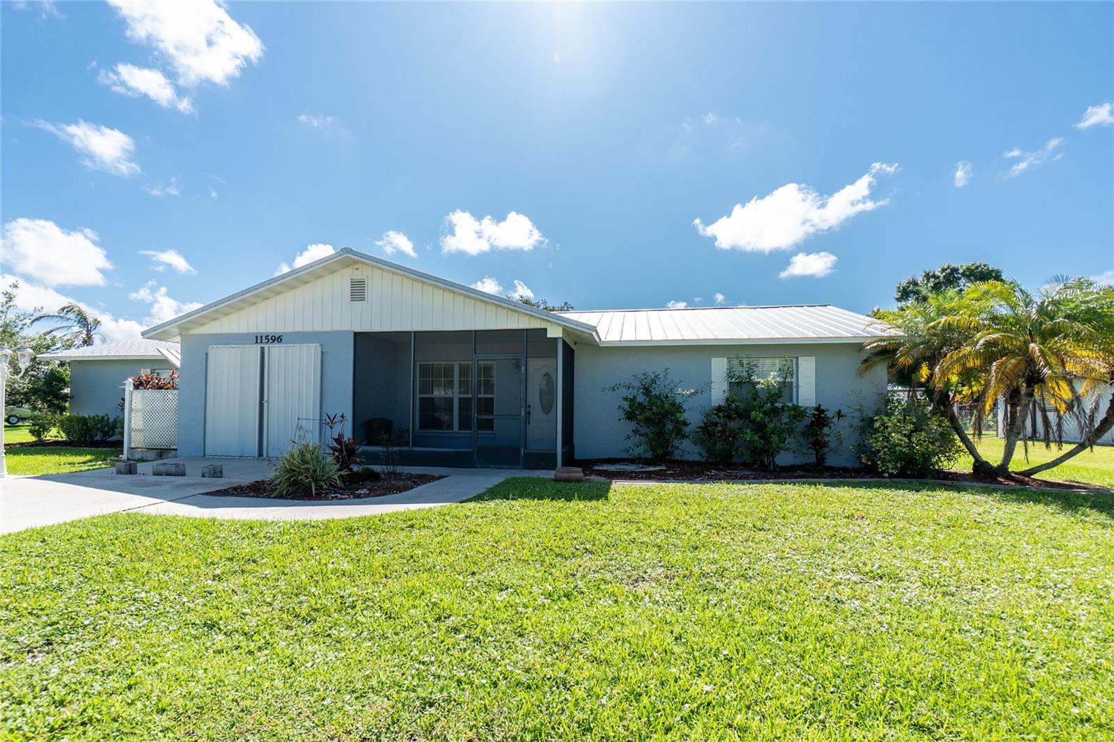 Introducing a captivating property ideally located between Arcadia and Punta Gorda, offering the perfect balance of comfort, functionality, and convenience. Situated on nearly 20,000 square feet and spanning two full lots, this concrete block home features 3 bedrooms, 2 bathrooms, and a 2-car garage—a rare find in this area.
Step inside to discover a bright and inviting interior with durable tiled flooring throughout. A spacious bonus Florida room adds versatile living space—ideal for a home office, lounge, or entertainment area—with a seamless indoor-outdoor flow. The kitchen features a pass-through window to the Florida room, perfect for entertaining guests.
This home is being sold fully furnished, making move-in simple and stylish. A convenient indoor laundry area enhances your daily routine, while a detached storage shed offers room for tools and outdoor gear.
Built for peace of mind, the home is equipped with a metal roof installed in 2019, providing long-term protection and durability.
Enjoy the added privacy and outdoor possibilities that come with owning two lots—ideal for future expansion, gardening, recreation, or simply enjoying extra space. With quick access to I-75, commuting and travel are easy, whether heading to work or exploring the Gulf Coast.
This remarkable property is a rare opportunity to own a spacious, well-maintained home in a desirable and strategic location. Schedule your showing today and step into the lifestyle you’ve been waiting for.
