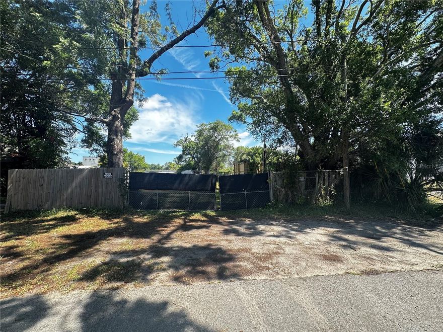 Incredible opportunity on this C-2 zoned commercial lot in Clearwater.  Per Pinellas County, C-2 zoning allows for:  "Retail, offices, auto repair, personal/business services, restaurants, hotels, wholesale/distribution, research/development, multi-family residential & recreation."  Perfect for a lawn company, tree service company, RV/boat storage, etc.  The property is fenced and has a very nice aluminum  shed that has electric to it and can easily be converted to an office.  The seller will leave double french doors that would replace the roll up door.  There's also a large storage container that will convey with the property.  Zone flood X...no flood insurance required!