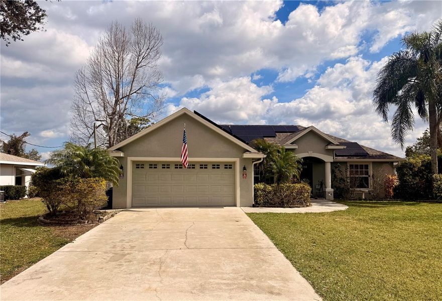 Welcome to 478 Humphreys Ave. Lake Placid, FL! Nestled on a quiet street, this well-maintained 3-bedroom, 2-bath home offers comfort, functionality, and great outdoor living on a spacious quarter-acre lot. Built in 2006, this home features a desirable split floor plan and a two-car garage. The kitchen is equipped with stainless steel appliances, granite countertops, and a center island—perfect for meal prep and entertaining. A separate laundry room adds convenience and extra storage. Step outside to enjoy the screened lanai overlooking a fully fenced backyard. Cool off in the above-ground pool complete with composite decking, ideal for relaxing or hosting gatherings. A small creek runs behind the property, adding a peaceful natural backdrop and extra privacy. Major updates provide peace of mind, including a new roof (2023), new A/C (2025), and new hot water heater. Schedule your tour today!