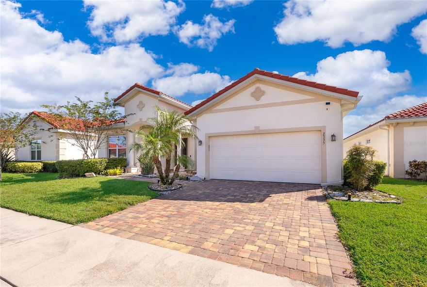 Location, Location, Location!!!  You will not want to miss this outstanding opportunity to be an owner in this amazing 55+ Luxury Active Adult Gated Community of Serenity Reserve!  This elegant one-story residence features 3 spacious bedrooms, each with its own private full bath and walk-in closet, plus a bonus room. With 3.5 baths and a two-car garage, every detail of this semi-custom luxury home has been thoughtfully designed for comfort and convenience. Enjoy the premium water and fountain view lot from the comfort of your open-concept living space, enhanced by 12-foot ceilings, 8-foot doorways, and 12’ pocket sliding lanai doors that flood the home with natural light. The home showcases porcelain tile in all wet areas, rich wood flooring in the primary bedrooms, and granite countertops throughout the gourmet kitchen and bathrooms. The kitchen has  an oversized central prep island, modish backsplash, 42” cabinets, and stainless steel Whirlpool appliances. Additional upgrades include:-Two master suites with custom closets, Wider paver driveway, Utility sink in the laundry room, Custom shades, Whole-home water purification system. More pictures coming soon.....