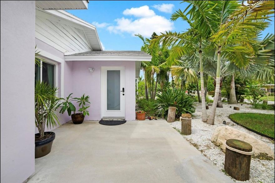 Escape to paradise in this stunning 3-bedroom, 2-bathroom beach house, perfectly situated in the tranquil coastal community of Indian Rocks Beach. As you step inside, you'll be greeted by the warm and inviting atmosphere of this beautifully designed home. The open-concept living area features large hurricane proof windows and hurricane proof entrance door and backyard door, allowing natural light to pour in and showcasing breathtaking views of the surrounding landscape. The kitchen is a culinary dream, equipped with modern appliances, ample counter space, and a spacious dining area best suited for entertaining. Three generously sized bedrooms offer serene retreats, each with plenty of natural light and comfortable living spaces. Two stylish bathrooms provide the perfect blend of form and function, complete with modern fixtures and luxurious finishes. But the true pièce de résistance is the exterior oasis. Lush, tropical landscaping surrounds the property, complete with vibrant flowers, swaying palms, and a tranquil water feature. The expansive outdoor living area beckons you to relax and unwind, with plenty of space for alfresco dining, sunbathing, or simply enjoying the salty sea air. Additional features of this incredible beach house include: - Private patio and outdoor living area - Lush, tropical landscaping - Modern kitchen with stainless steel appliances - Spacious bedrooms with ample natural light - Two stylish bathrooms with modern fixtures - Plenty of storage space throughout.