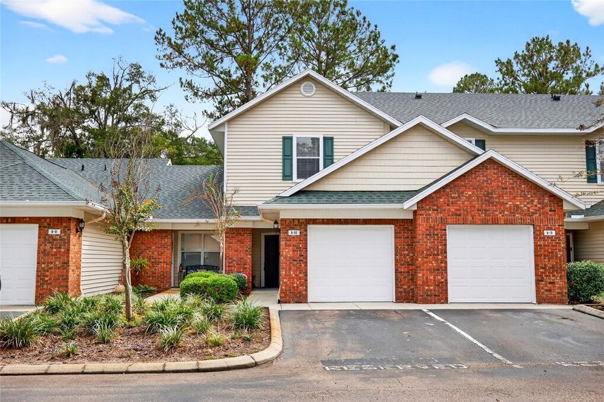 A sweet opportunity is now available in The Greens at West End! This delicately maintained home offers an open concept with a 2 story floor plan. As you enter you are greeted with the tall ceilings and radiant natural light from your screened in lanai. In the kitchen you will find all stainless steel appliances and no carpet on the first floor of the home. Upstairs has the spacious primary and spare bedrooms, both with their own full bathrooms. Laundry room is also on the second floor for easy access! Another feature on this home is that there is a built-in desk area for crafting, studies, or business. To top it off the roof is 2022, and the HVAC + Water heater is 2021. For the amenities, you have your own community pool, clubhouse, tennis courts and the community is fully gated. Come and see it today!