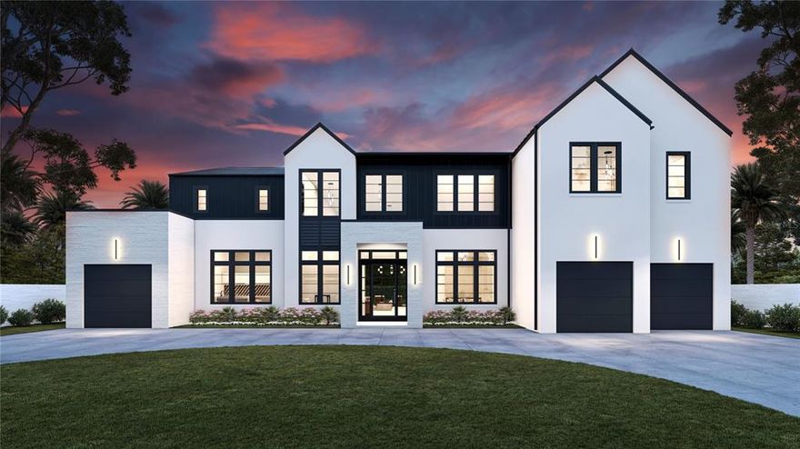 Under Construction. Brilliantly designed estate in one of the most charming and iconic neighborhoods of South Tampa. This stunning Beach Park custom home is 2-story BLOCK equipped with 7 beds, 6.5 baths and a plethora of entertaining space PLUS the design already includes a full service elevator, heated saltwater pool & spa with sun shelf, a huge partially covered sun deck with a gorgeous pergola feature and complete outdoor kitchen (PVC Outdoor cabinets) with a large attached outdoor AC storage room and a 6’ block privacy wall surrounding the entire property. As you enter the home through the custom 10' Tall Iron Impact Pivot Front Door by Modulo Studios, you are met with a dramatic 24’ high, open living space surrounded by 2 separate dining areas, an elegant double wine fridge, a chef inspired kitchen (Sub-Zero, Wolf & Cove Pro Kitchen Package) with a double island that is accompanied by a full service hidden pantry adjacent to the large mudroom with laundry. Other features on the 1st floor include 11’6” ceilings, 3 bedrooms with walk in closets that could also be used as a game room, an office, den or gym…the options are endless. In addition, the 1st floor is equipped with an attached full pool bath, an ensuite full bath in 1 of the bedrooms and a convenient powder bath off of the living room. The 2nd floor features 10’ ceilings, a modern catwalk that splits the floorplan and gives you an open and airy view of the 1st floor below. On the East side of the 2nd floor is an extravagant owners retreat featuring it’s own French door entry, access to the oversized laundry room, a large sitting area, 2 huge walk in closets and a spacious bathroom. In addition, the 2nd floor has 3 large bedrooms with walk in closets and full ensuite baths. Beach Park is known for its quiet, oak lined streets and is located minutes from TIA, Westshore, Midtown and downtown business and retail districts! Schedule your private tour today!