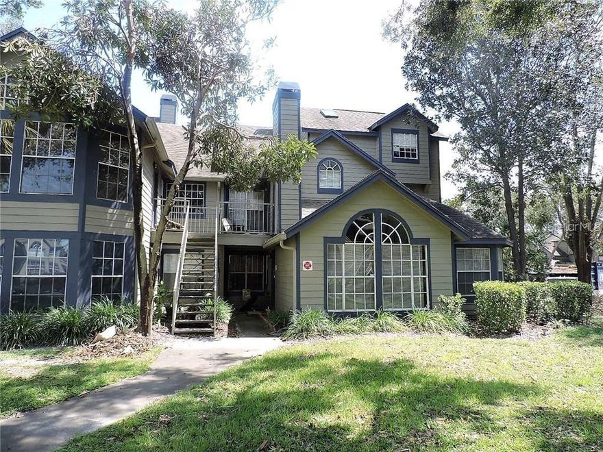 LOVELY HIDDEN VILLAGE 3 BED 2 BATH CONDO WITH A FIREPLACE and patio! Fantastic opportunity in the highly desirable Lake Mary community of Hidden Village available 1/1/2026. This light and bright, 3 bedroom 2 bath unit offers a beautifully laid out, open floor plan and both bedrooms can serve as master bedrooms - both have en-suite baths! This light and bright home has updated easy care vinyl plank flooring, is equipped with nice kitchen appliances and nice washer and dryer. The community is well landscaped with amenities including a swimming pool and spa. Convenient 5-minute access to I4 and close proximity to shopping & dining as well as the Lake Mary business district. 45 Minutes from Disney & Universal Studios and the beaches! Don't miss this one! Schedule your showing and see how you could be living the lifestyle you deserve today! NO SMOKING 1 dog ok.