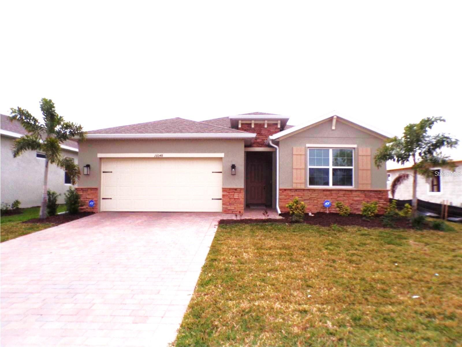 AVAILABLE JANUARY- APRIL 2026 - IMPECCABLY FURNISHED 3 bedroom, 2-bathroom BRAND NEW Home in The Cove of West Port. This Community features Resort Pool, Club House, Pickle Ball, Bocci Ball, Dog Park and Gate. LIGHT AND BRIGHT open-concept floor plan boasts double-sliding glass door and a multitude of windows to fill the kitchen, great room and dining area with the Florida sunshine. The island kitchen is ideally situated in the center of the home, between the dining and great room; perfect for entertaining. AMAZING kitchen with cabinets, counter space and walk-in pantry. Off the living area enjoy the paved and covered lanai. The Master Bedroom features two walk-in closets, dual vanity, a desirable walk-in shower, and a private water closet. Opposite the owner’s suite, at the front of the home, two guest bedrooms share a guest bath. This home also features a bonus room with pull out couch that can be used as office, den, or even a fourth bedroom. A Laundry room and two-car garage complete this home.