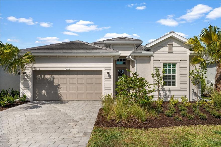 Welcome to beautiful Babcock National, where golf memberships are sold out, yet included with this exceptional home! The stunning interior features UPGRADES GALORE. Enjoy custom bookshelves, a shiplap entertainment center with fireplace, plantation shutters in the dining room & master bedroom, and crown molding throughout. The master suite upgrades also include custom closets. The kitchen boasts a beautiful glass backsplash and stylish island complete with shiplap. The guest bathroom offers a frameless glass shower, while the office combines function and style with a built-in desk and shelves. Plus, designer light fixtures throughout the home add extra flair to each space. Step outside to a tranquil lanai complete with a top-of-the-line outdoor kitchen, beautiful tongue and groove hardwood ceiling, and motorized infinity screen! And let's not forget the Babcock National community itself! This sought-after neighborhood is a golfer's paradise, featuring a championship golf course, a state-of-the-art clubhouse, and a range of amenities that include a fitness center, tennis courts, and a resort-style pool. It's not just a home; it's a lifestyle.