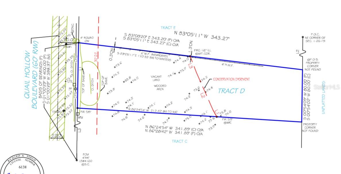 QUAIL HOLLOW ESTATES - Land