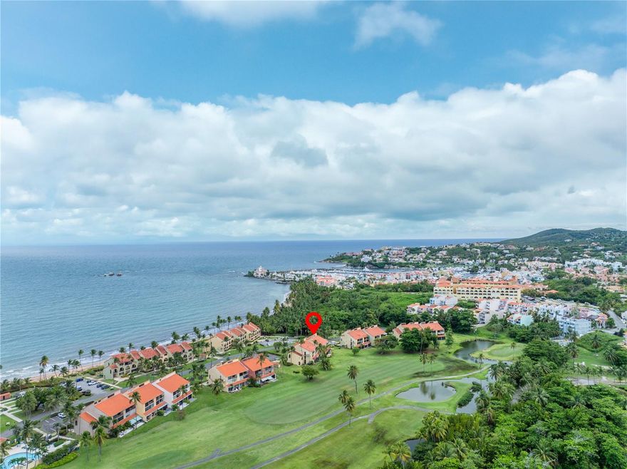 Welcome to your Beachfront Paradise in the exclusive Beach Village community of Palmas del Mar, Puerto Rico!
This stunning 3-bedroom plus loft (4th bedroom), 2-bathroom condo offers the perfect blend of luxury, comfort, and breathtaking views. Ready to move-in!

As you step inside, you're greeted by an open-style remodeled kitchen, perfect for entertaining and enjoying meals with family and friends. The spacious living area flows seamlessly onto the balcony — offering panoramic views of the lush golf course, creating a serene and picturesque backdrop. One bedroom and a full bathroom are located on this floor.

This second floor has two bedrooms and a shared bathroom. The bedrooms share a balcony overlooking the shimmering ocean, making it an excellent investment opportunity for rental income or your own tropical retreat. The third floor has a loft with 2 twin beds and an AC unit, which allows you to host more guests.

Additional amenities include one dedicated parking space, access to a refreshing pool within the community, and the peace of mind of a guard-gated entrance, ensuring security and privacy at all times.

Beach Village is renowned for its oceanfront location, offering direct access to sandy beaches and a host of resort-style amenities. From championship golf courses to fine dining options and water sports activities, this community has everything you need for a luxurious coastal lifestyle.

Don't miss the chance to own a piece of paradise in Palmas del Mar. Schedule your private tour today and experience the beauty and tranquility of beachfront living at its finest!

Palmas HOA: $1,300/year
Beach Village HOA: $658/month includes insurance
Pool: $600/year (optional)