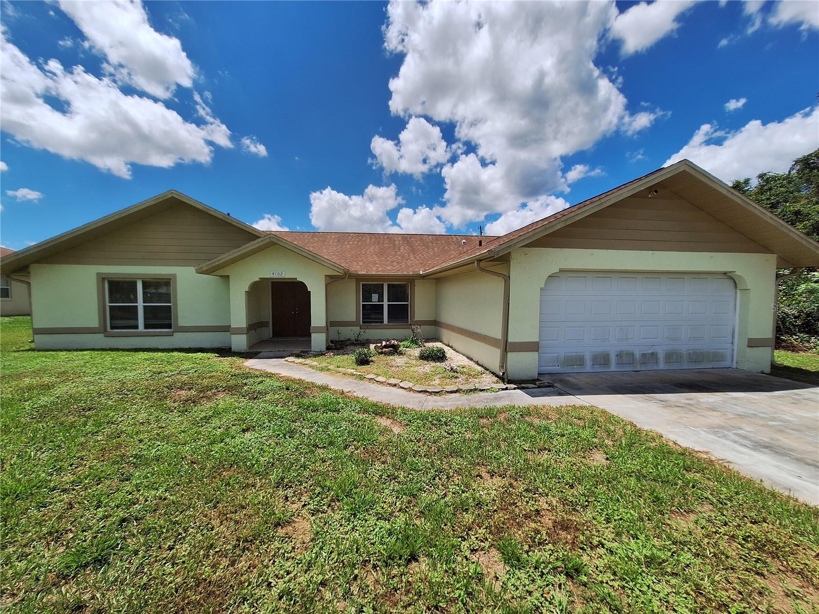 3 bedroom 2 bath 2 car garage located in Marion Oaks, Concrete Block Stucco. Split bedroom plan consist of foyer, dinning area, breakfast nook, inside laundry along with 2 Lanai's. Have your pre approval letter ready for financing Bids & proof of funds ready for cash offers. Owner occupants only during the 1st Bid period. Buyer selects own title company. Hud does not pay for Title insurance/Doc stamps. Case # 091-758297. Equal housing opportunity for all. All properties sold ''AS IS'' without any guarantee or warranty by seller. After the 1st bid period is over for the owner occupant bidders, then at that time investors may place their bids if still available.