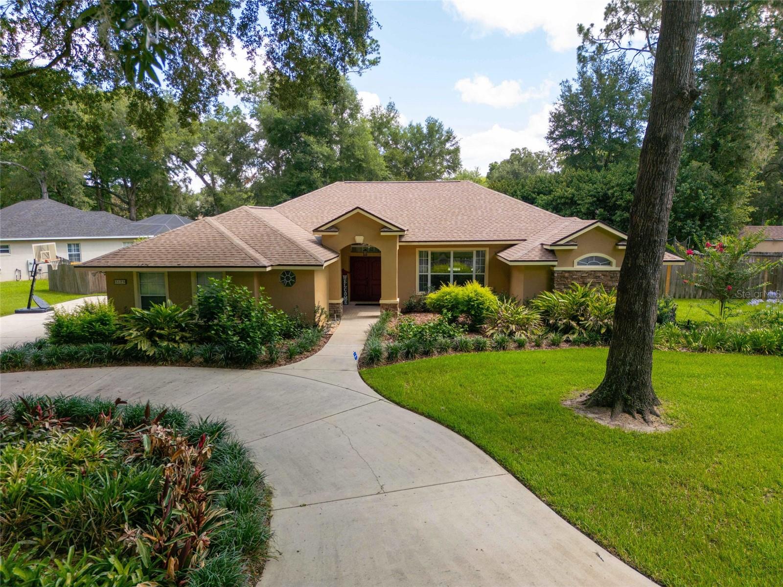 Stunning 4-Bedroom Pool Home in Sought-After Dalton Woods
Welcome to this beautifully maintained 4-bedroom, 3-bathroom pool home located in the highly desirable community of Dalton Woods. Offering over 2,500 square feet of spacious living, this home combines comfort, style, and functionality in one impressive package.
Set on a beautifully landscaped lot, the home features a lush front lawn anchored by a majestic, mature live oak tree—an inviting focal point that enhances the home’s curb appeal. Inside, you'll find thoughtful updates throughout, including a built-in desk in the 4th bedroom, perfect for a home office or study space.
This home has been meticulously upgraded for peace of mind and modern living:
1. New Roof (2023)
2. New AC System (2022)
3. New Hot Water Heater (2022)
4. Pool Resurfaced (marcite) (2022)
5. New Pool Pump (2024)
6. New Screened-In Patio (2024)
7. New Shed (2024)
8. New Stove & Dishwasher (2021)
9. Updated Glass in Master & Second Bath
10. Pool Safety Fence (2021)
Enjoy Florida living at its finest in your private backyard oasis, perfect for relaxing or entertaining around the sparkling pool.
Located in the heart of Ocala, this home offers easy access to a wide range of amenities. Whether you're an avid golfer, cyclist, or equestrian, you'll find something to love nearby. The area also boasts beautiful lakes and rivers, making it a haven for outdoor lovers and ecotourism enthusiasts.
Don't miss your opportunity to own this move-in ready gem in one of Ocala’s most established and charming neighborhoods.