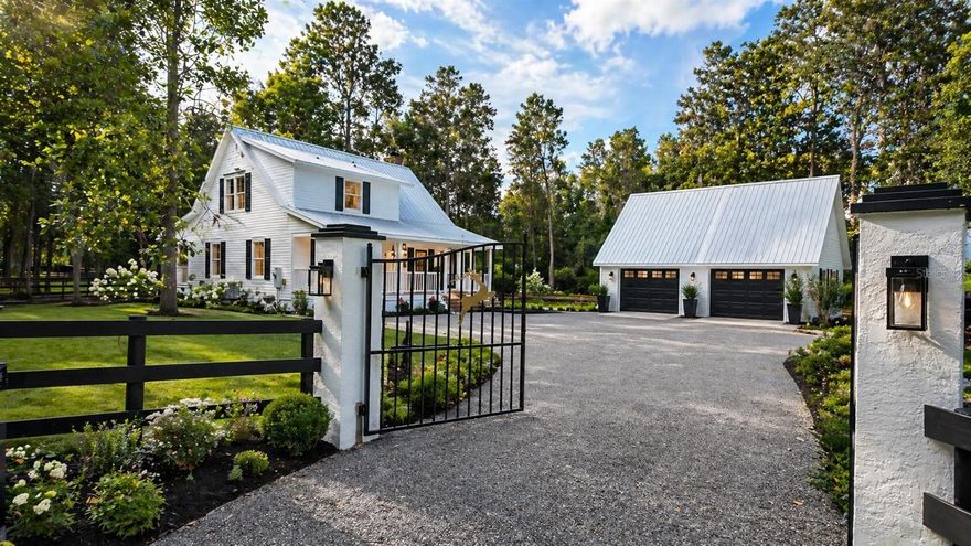 Welcome to this beautifully remodeled modern farmhouse located just 5 minutes from the renowned World Equestrian Center. This 3-bedroom, 2-bath home sits on a fully fenced 1-acre corner lot with a gated entrance, offering privacy, security, and flexibility with no HOA restrictions.

The home features a bright, open layout with updated flooring, a redesigned kitchen with modern cabinetry, and refreshed bathrooms, all thoughtfully upgraded to provide a clean, move-in ready living space.

The charming front porch creates the perfect setting for relaxing and enjoying peaceful outdoor living, while the detached garage with barn-style architecture and expansive driveway provide ample space for parking, RVs, boats, or additional uses.

Agricultural zoning allows for a variety of possibilities including animals, gardening, or future expansion, making this property ideal for both homeowners and investors. Located in a growing area with strong rental demand, this home offers both lifestyle and long-term value.

Schedule your private showing today.