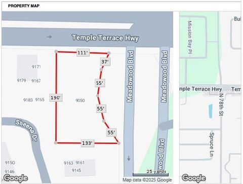 9050 MEADOWOOD BOULEVARD TEMPLE TERRACE FL 33637