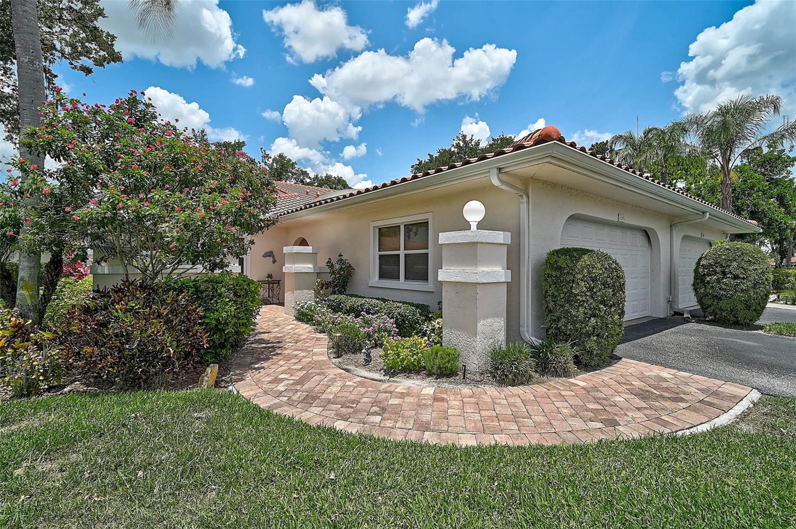 AVAILABLE OCTOBER 1,2025 THROUGH DECEMBER 31,2025! Welcome to your ideal Florida retreat in the highly desirable Golf Pointe community of Palm Aire. This beautifully maintained turnkey furnished villa offers 2 spacious bedrooms, 2 full bathrooms, and a versatile bonus room perfect for a home office or cozy den. The open-concept layout features a light-filled living space, a well-equipped kitchen, and a oversized private screened lanai ideal for relaxing or entertaining. Additional highlights include a 2-car garage, in-unit laundry, and pet-friendly accommodations for a small dog with owner approval. Enjoy resort-style living with access to two community pools just steps from your door. Located near the renowned Palm Aire Country Club, you'll be minutes away from world-class golf, tennis, dining, pickleball and social events. Convenient to shopping, dining, and Sarasota’s top beaches. Book your private showing today! This unit is not available for 2026 Season.