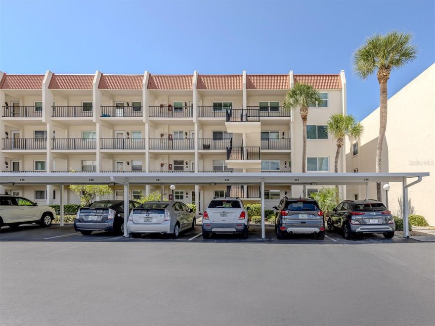 Welcome to Bella Costa, one of Venice’s most sought-after waterfront communities. This beautifully updated 2nd floor corner unit offers sweeping views of the boat basin and Intracoastal Waterway, creating a perfect setting to enjoy Florida’s coastal lifestyle. Conveniently located near the elevator and stairs, this residence combines comfort, style, and accessibility.
Inside, you’ll find a thoughtful layout with 2 bedrooms and 2 bathrooms, for both relaxation and entertaining. Both bedrooms have walk-in closets boasting custom built-in cabinetry. The kitchen is equipped with stainless steel appliances and opens into the living area, where natural light fills the space. An extra front sitting area provides flexibility for a reading nook, loveseat, or home office, and currently fits a full bookshelf with ease.
The condo also features a brand-new Bosch stackable washer and dryer, new water heater (2024), and RSG plumbing (2024) for added peace of mind. The carports throughout the community were replaced in 2024 as well.
Bella Costa’s location is unmatched – just a one-mile walk to Venice Beach, and close to the Venice Theatre, Venice Performing Arts Center, dining, and boutique shopping on historic Venice Avenue. This active community offers a clubhouse, pool, and social activities, making it a welcoming place to call home.